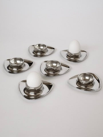 Set of 6 Egg Cups Carlo Mazzeri & Anselmo