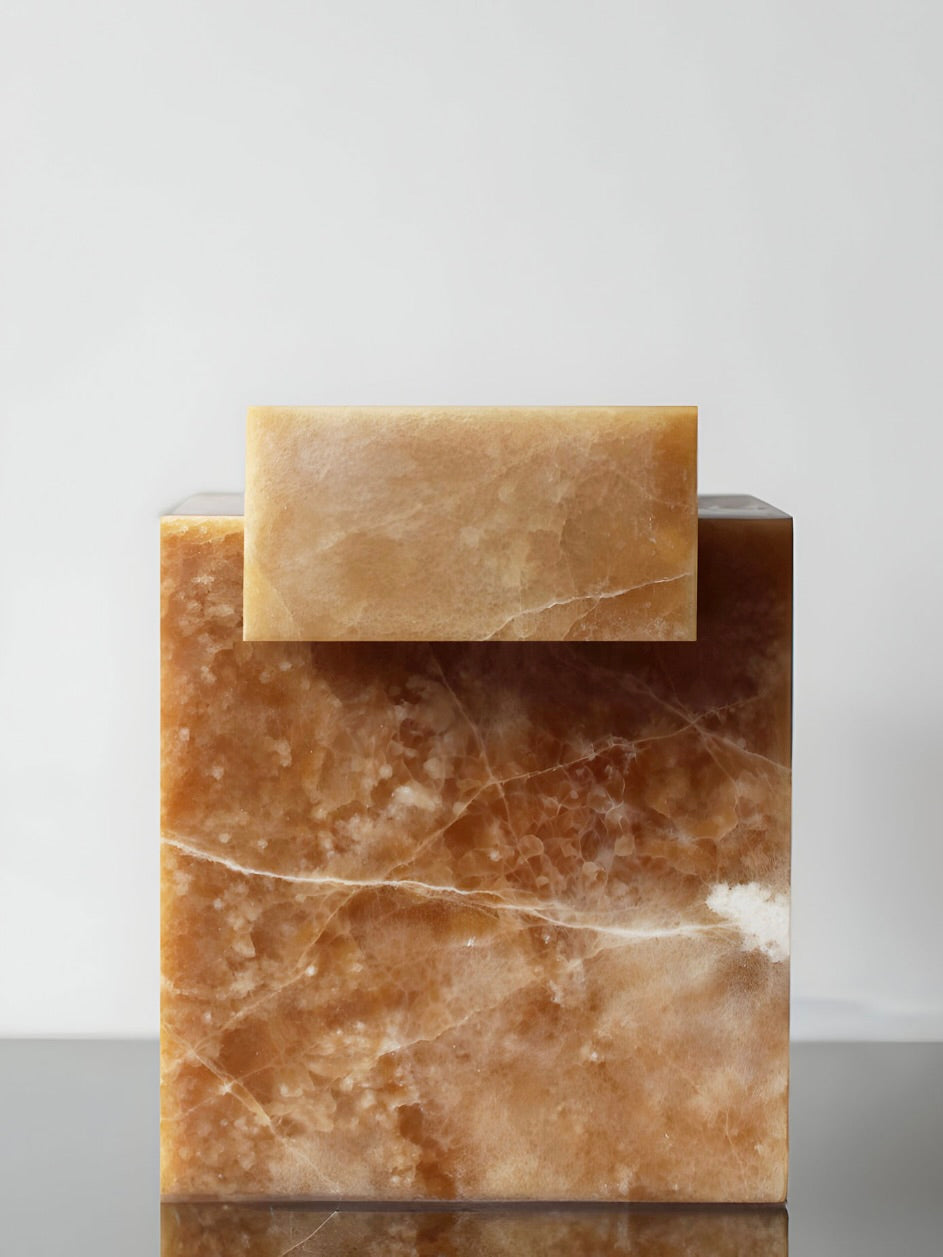 Gaia Honey Onyx - Marble Coffee Table
