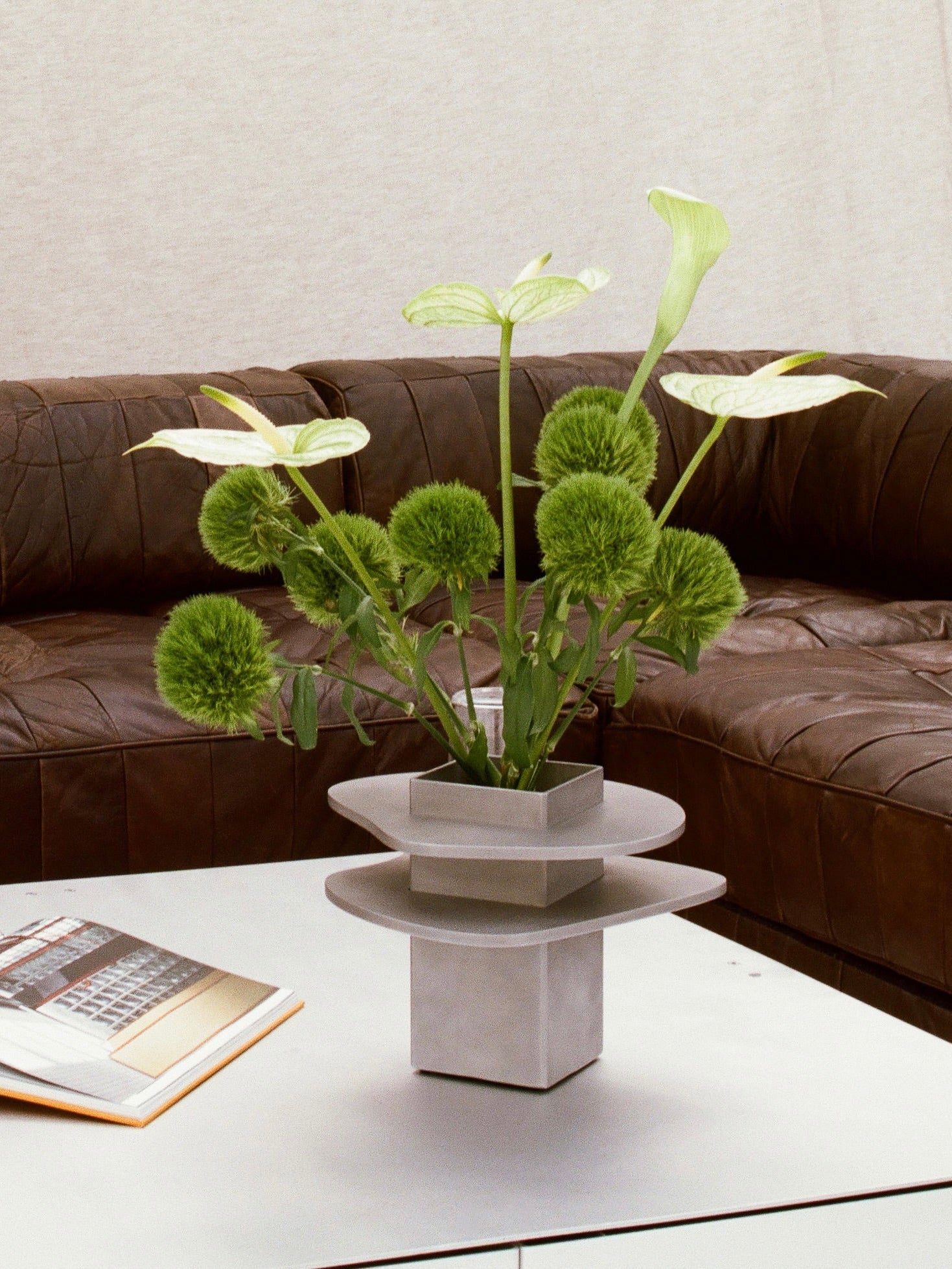 'Flange' Stainless-steel Vase