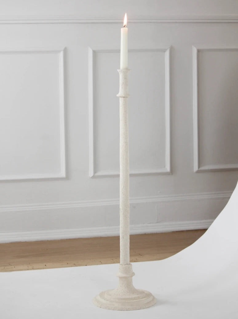 Handcrafted iron Torre Candleholder, a stylish and modern home decor accessory
