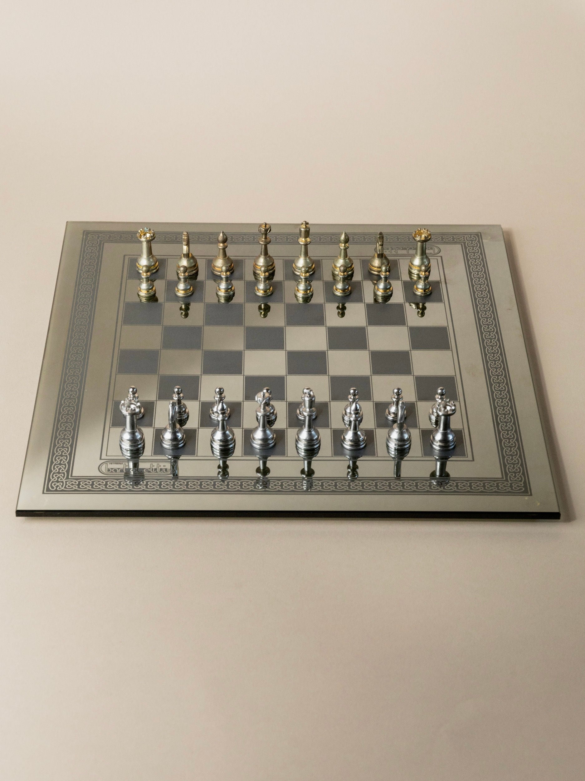 Mirrored Chessboard by Bartoletti, Italy 1980s