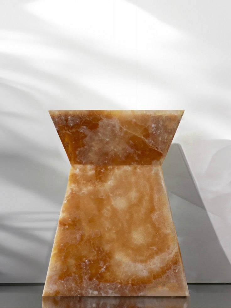Aria Honey Onyx - Marble Coffee Table