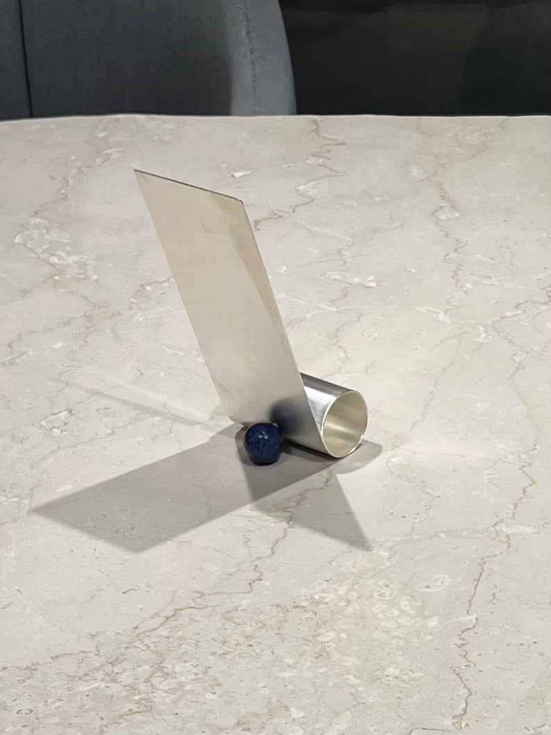Silver Plated Brass Phone Holder