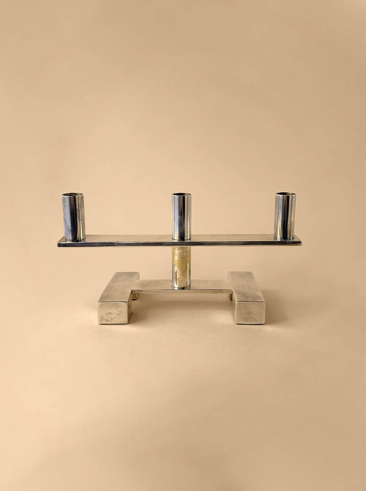 Vintage Silver-Plated Candleholder by Lambert from the 1980s, ornate design with intricate details and timeless elegance