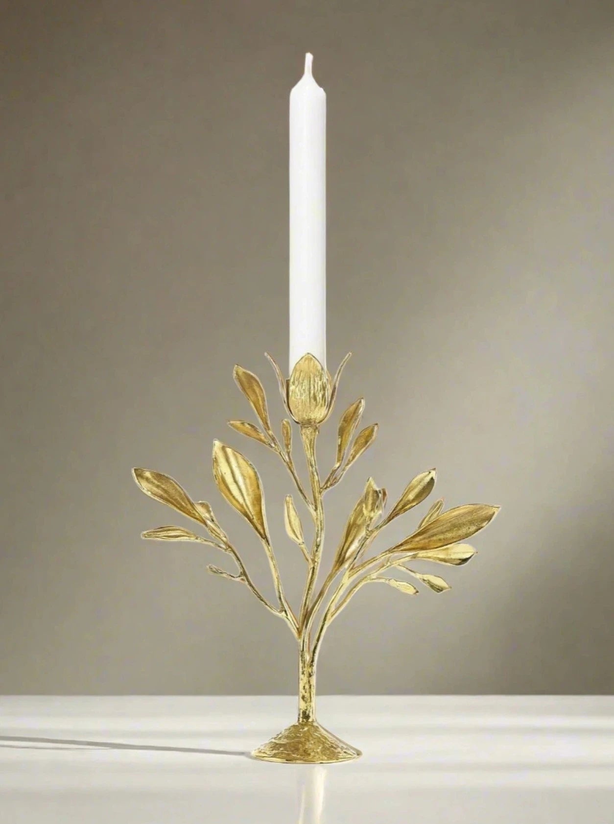 Candle Holders Foliage Candelabrum Large Goossens Paris