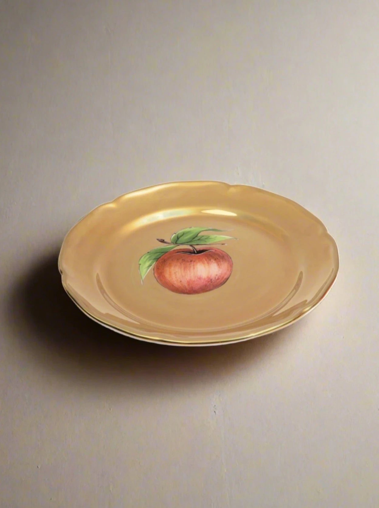Dessert Plates Fruits d'Or Salad Dessert Plate Apple Z.d.G. by Zoe de Givenchy