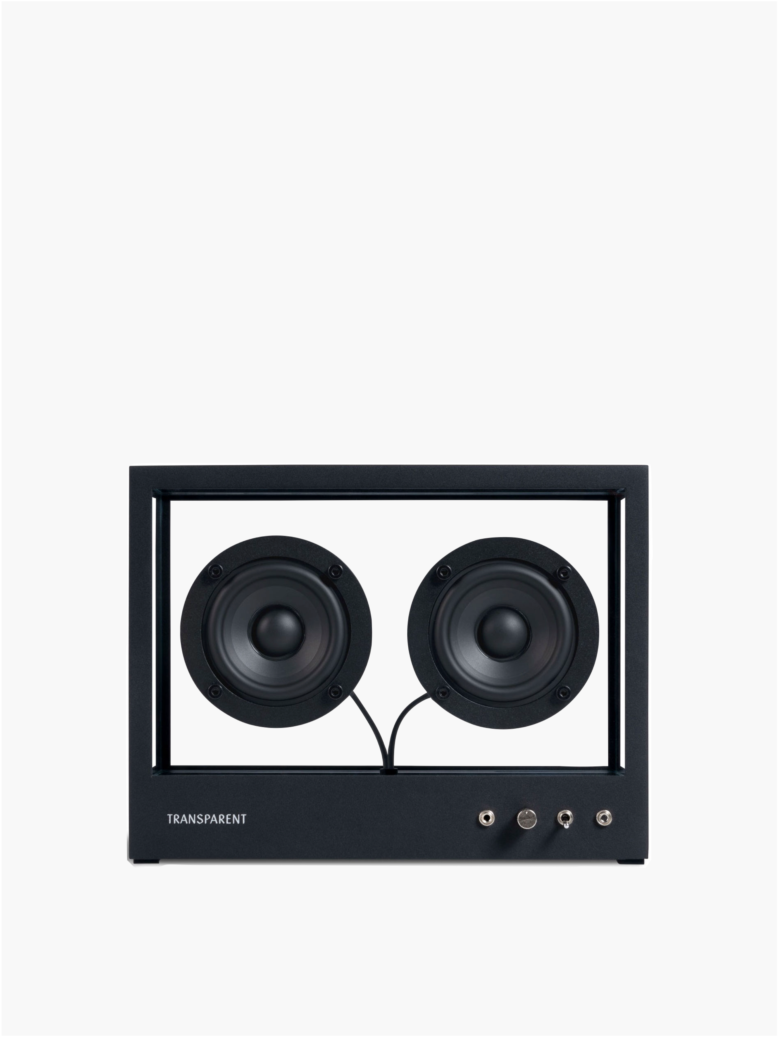 Small Transparent Speaker Black - Bluetooth