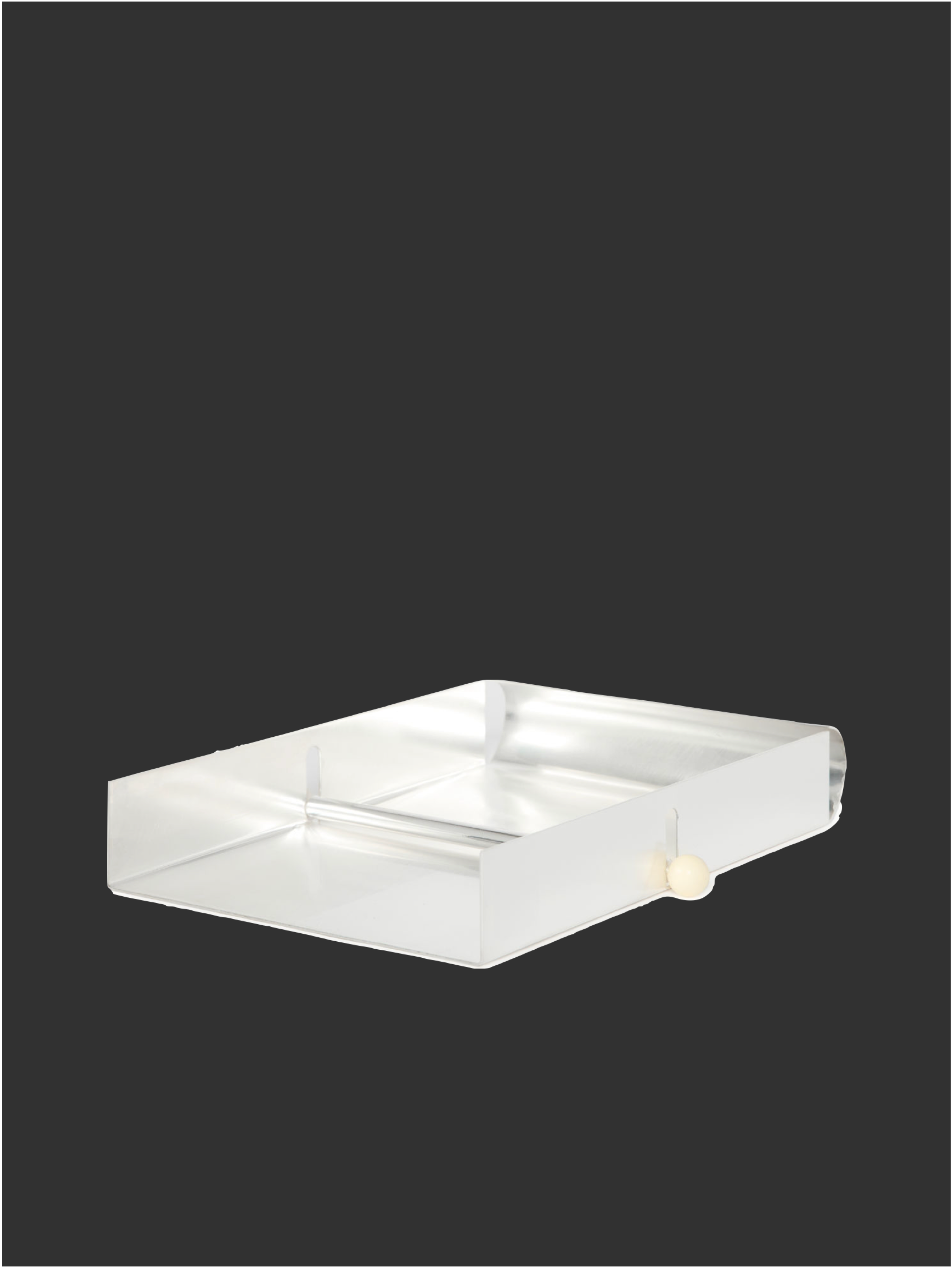 Silver-Plated Brass Paper Holder