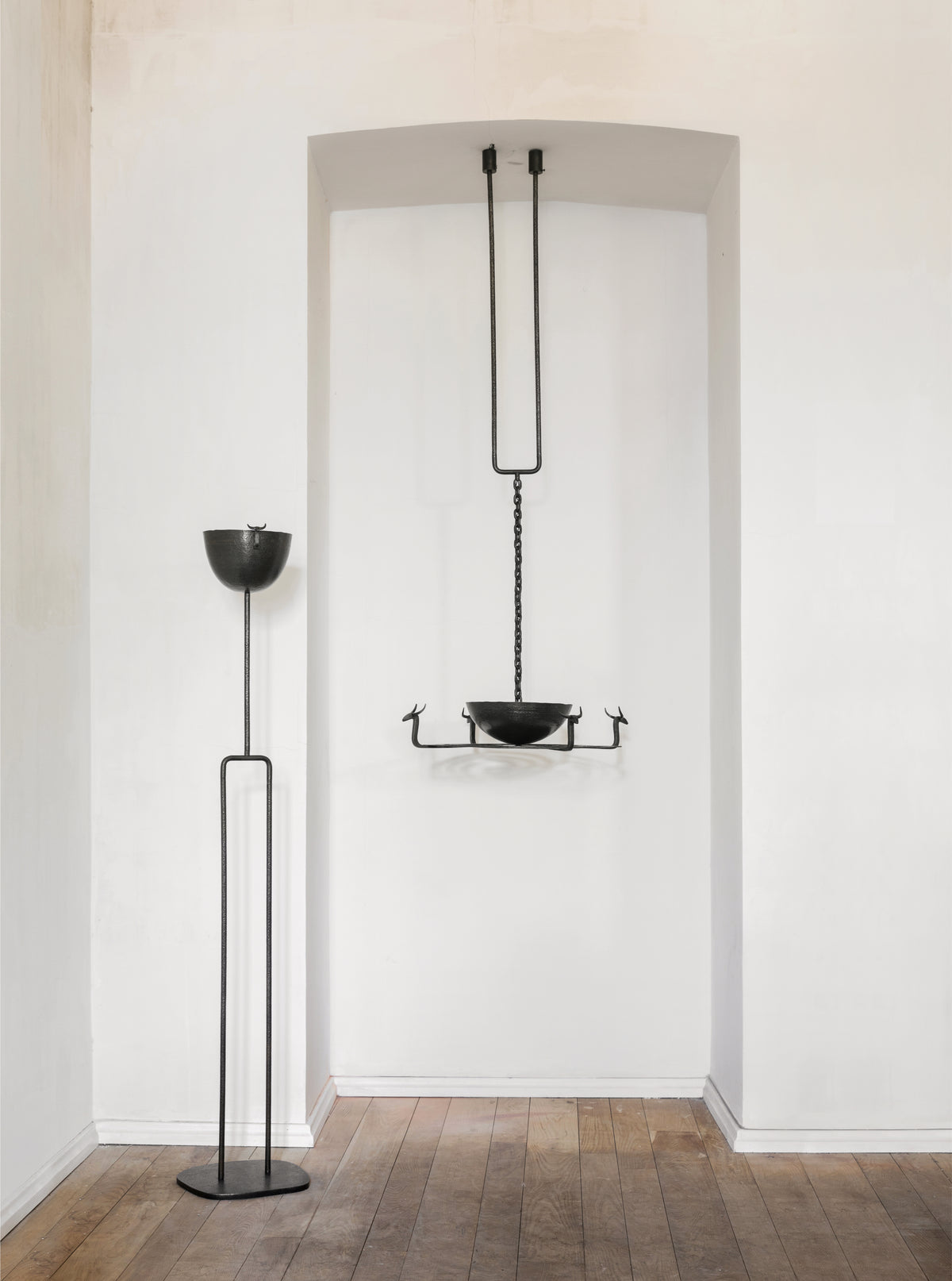Iron Chandelier and floor lamp photo by Guram Kapanadze Iron Chandelier and floor lamp photo by Guram Kapanadze