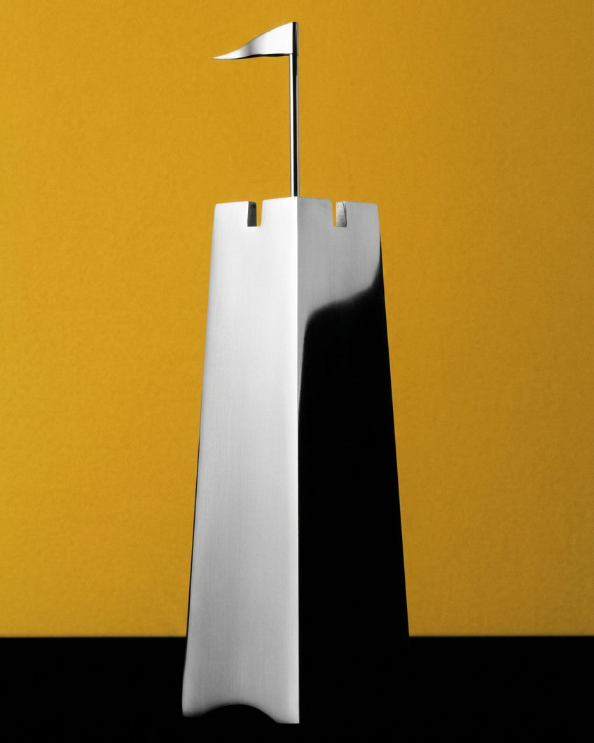 La Tour Prend Garde, Kristian Gavoille, 1991 - Ashtray in Cast Aluminium. by Ardi | The Oblist