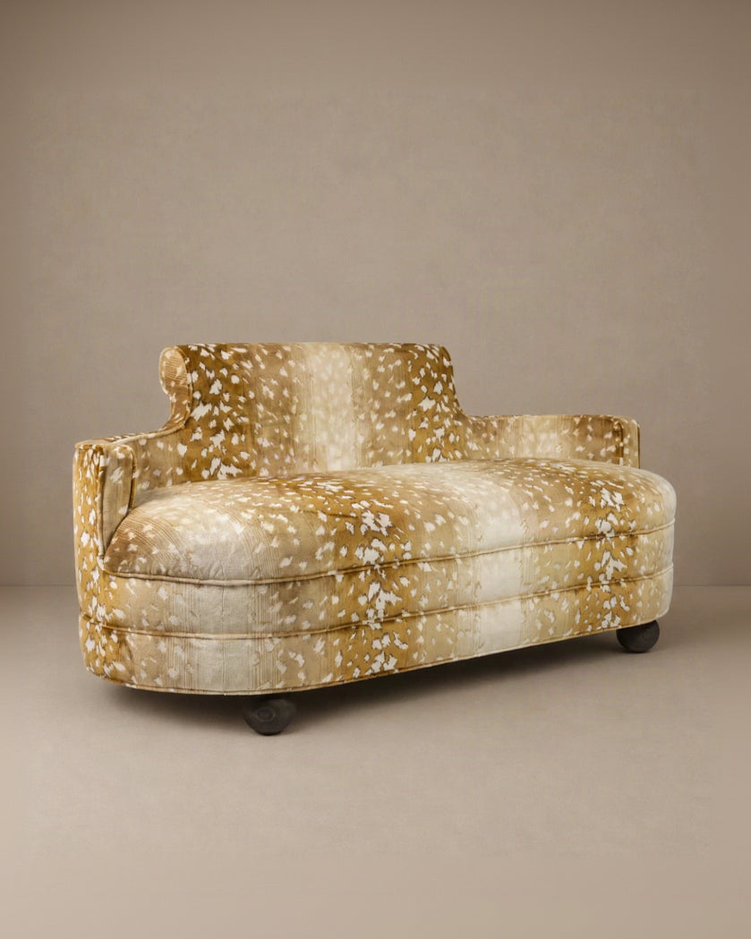 Ralph Love Seat - Velours Faon by Nobilis by RIJD Interior | The Oblist