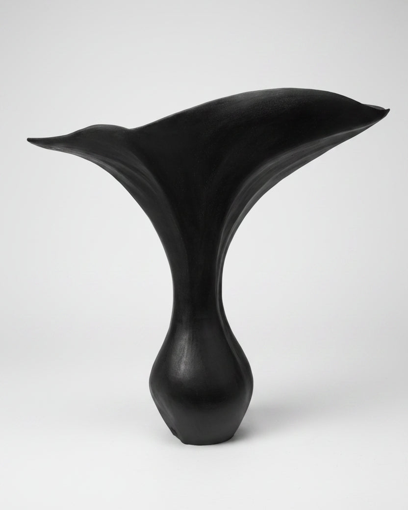 Contemporary Sculpture in Ceramic - MidNight Garden Collection - No. 120 by Beverly Morrison - Sculptor