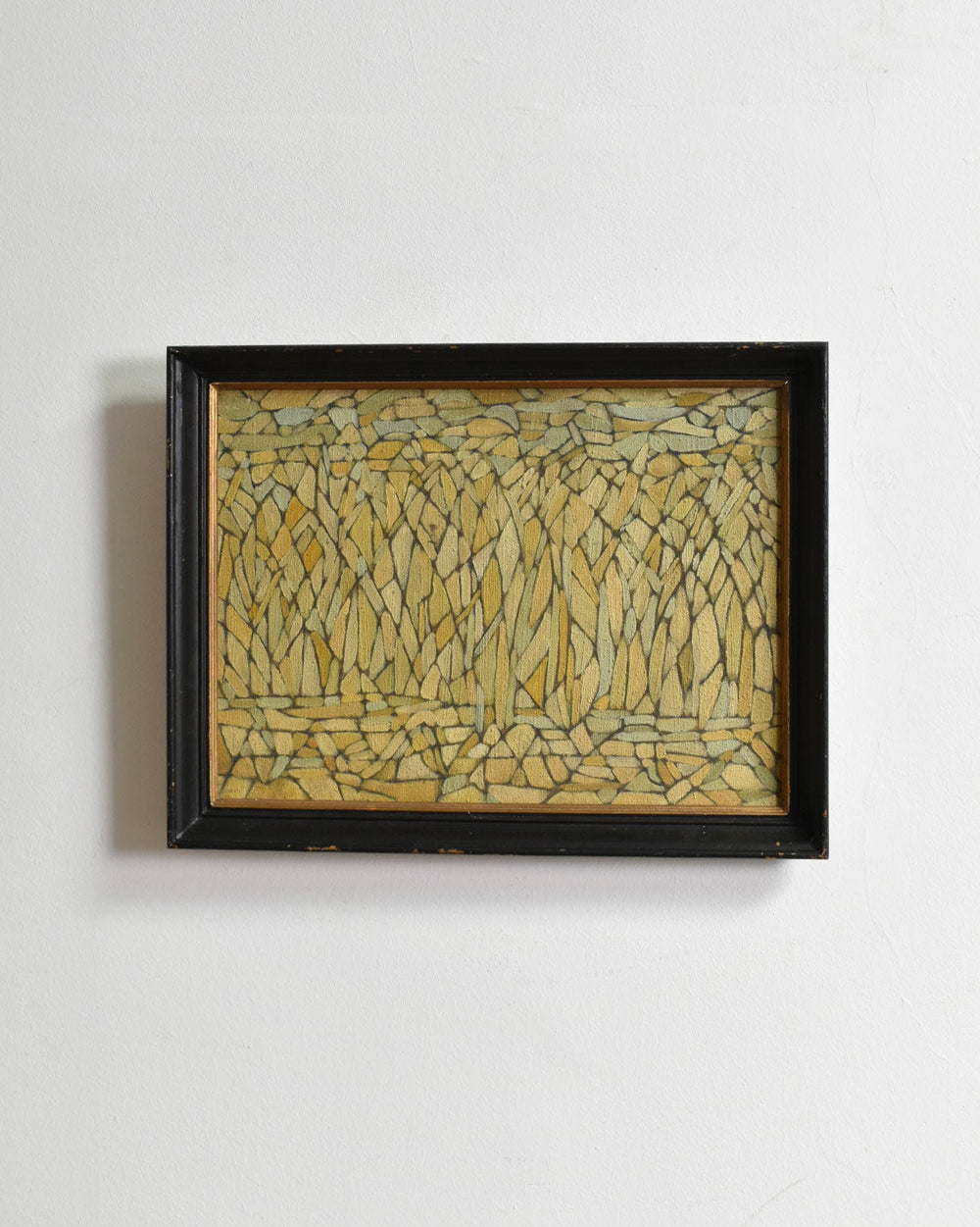 Abstract Composition, Oil on Panel, 1960s — detail view