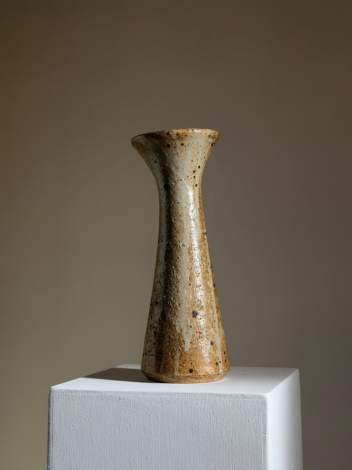Large glazed stoneware vase, La Borne, France, circa 1960. by Figuresdesign | The Oblist