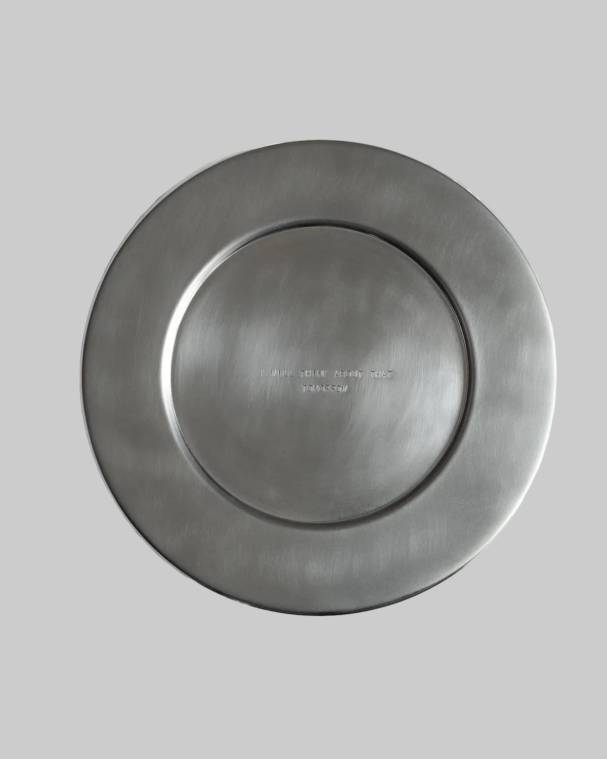 TRACES — Stainless Steel Plates by STUDIO VON SCHOENEBECK | The Oblist