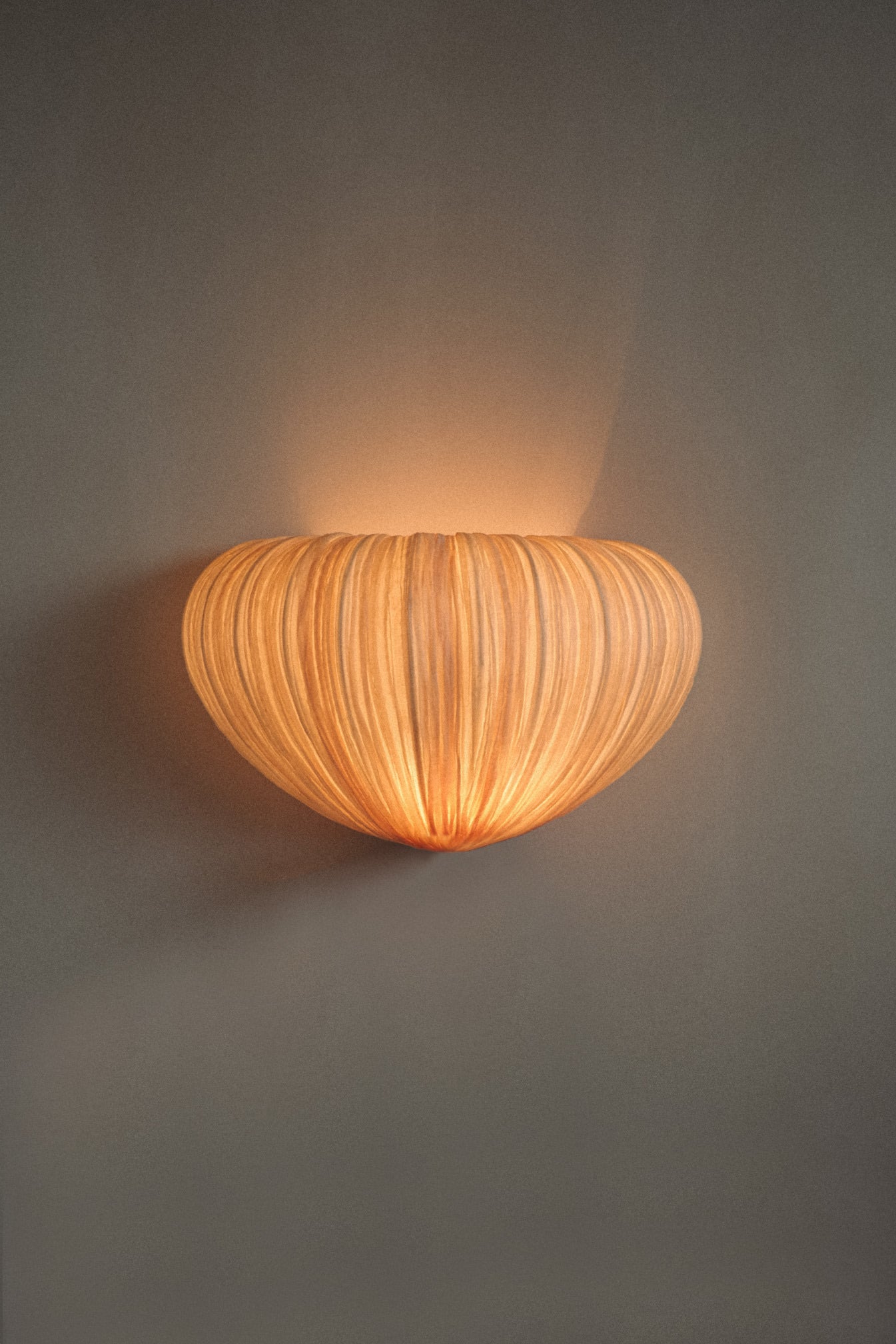 Maro Gold Silk Wall Lamp — Ayala Serfaty