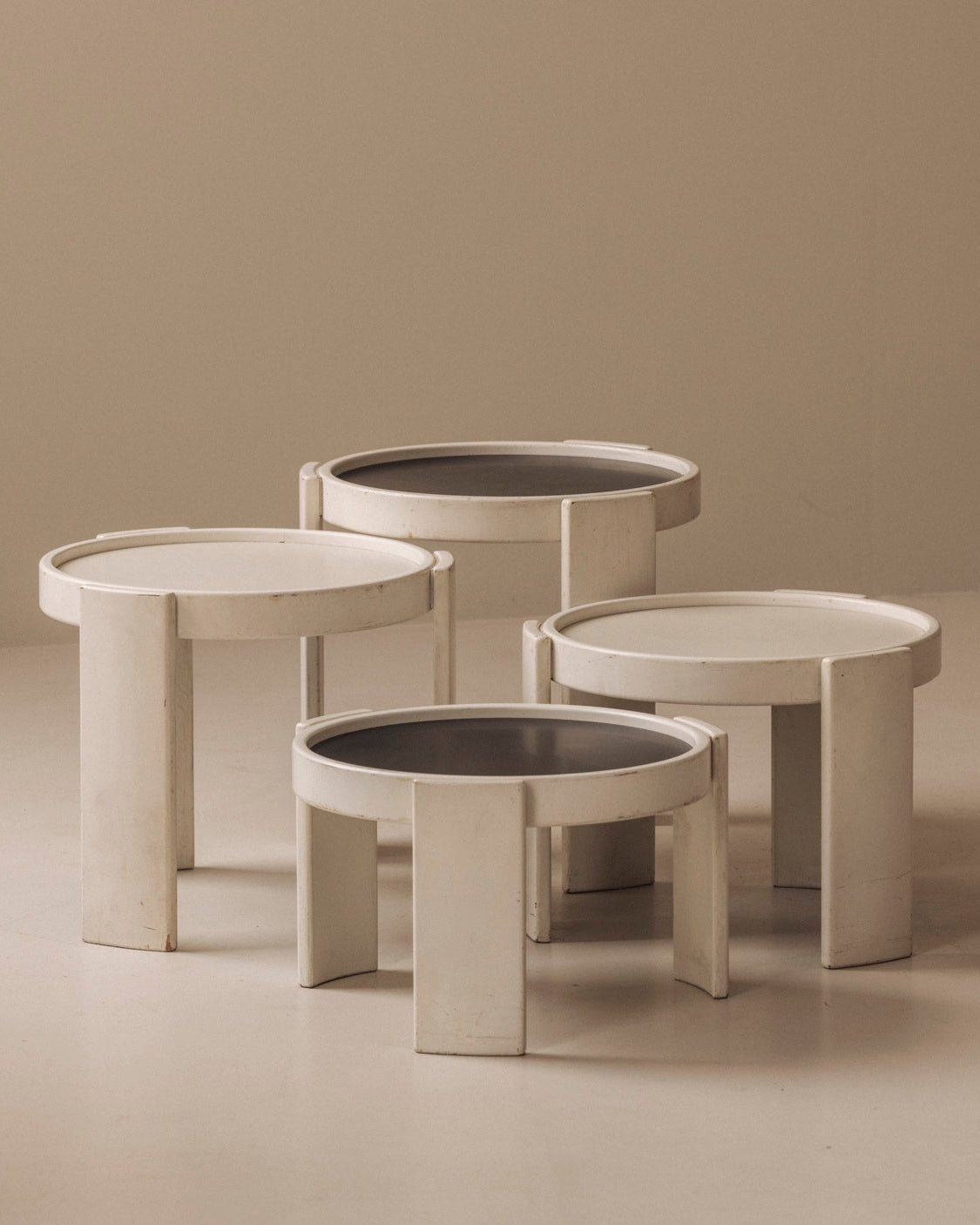 Model 780 side tables by Gianfranco Frattini for Cassina, Italy 1960s by Modern Living | The Oblist