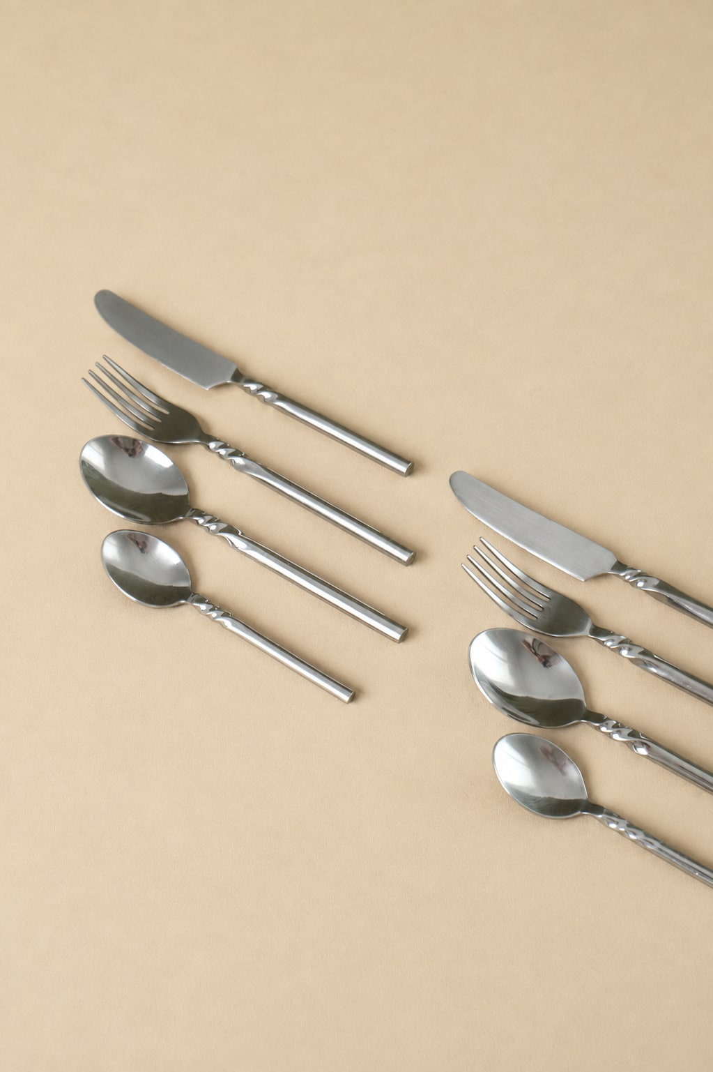 Set of 24-Piece Stainless Steel Cutlery by Truffe Studio | The Oblist
