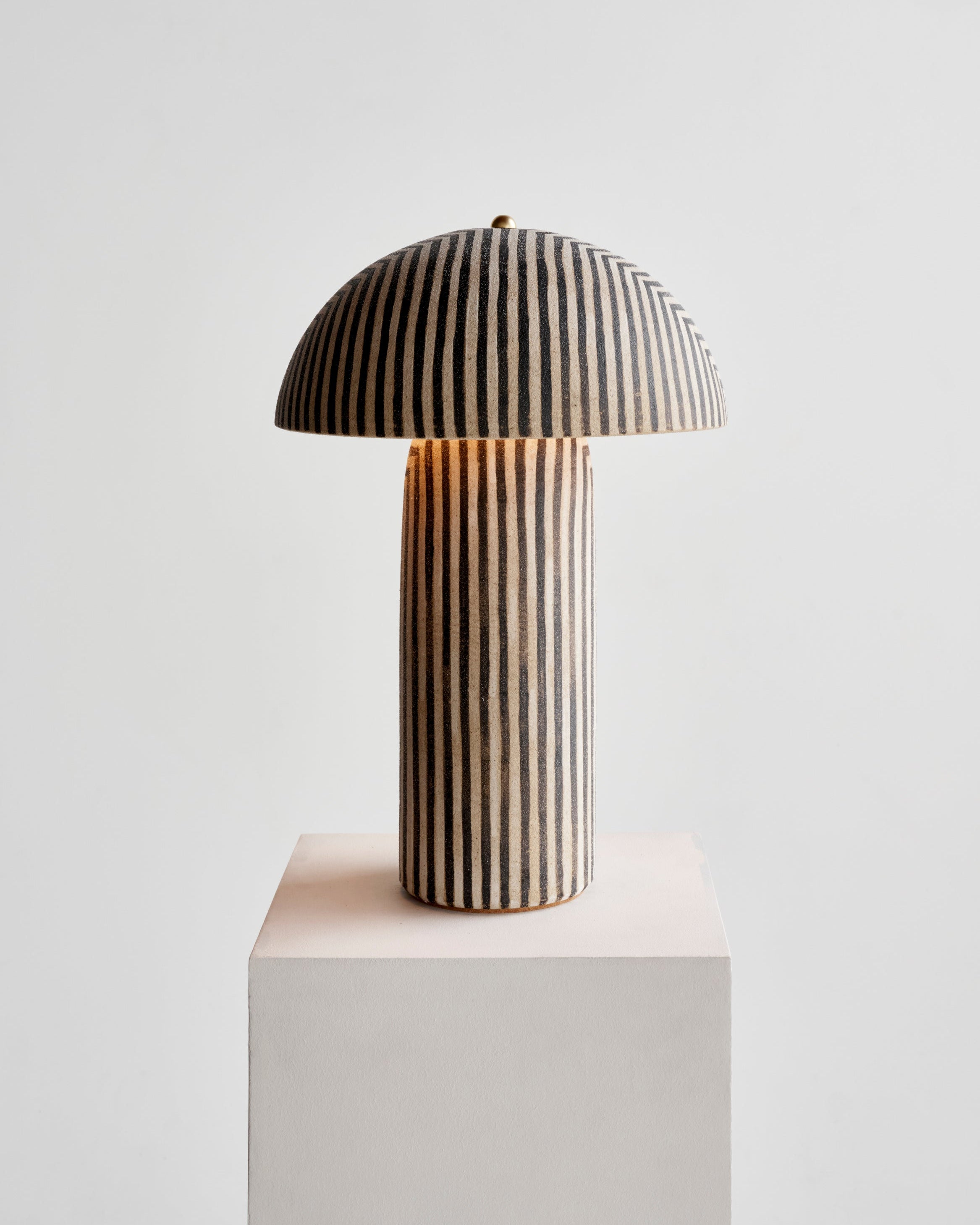 Tera Lamp Stripe by Ceramicah | The Oblist