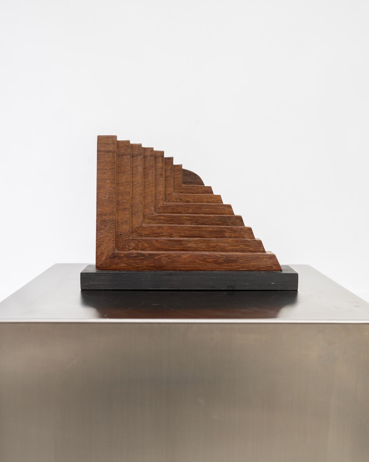 Architectural Wooden Sculpture by Hans-Jürgen Buchert, 2001 — detail view