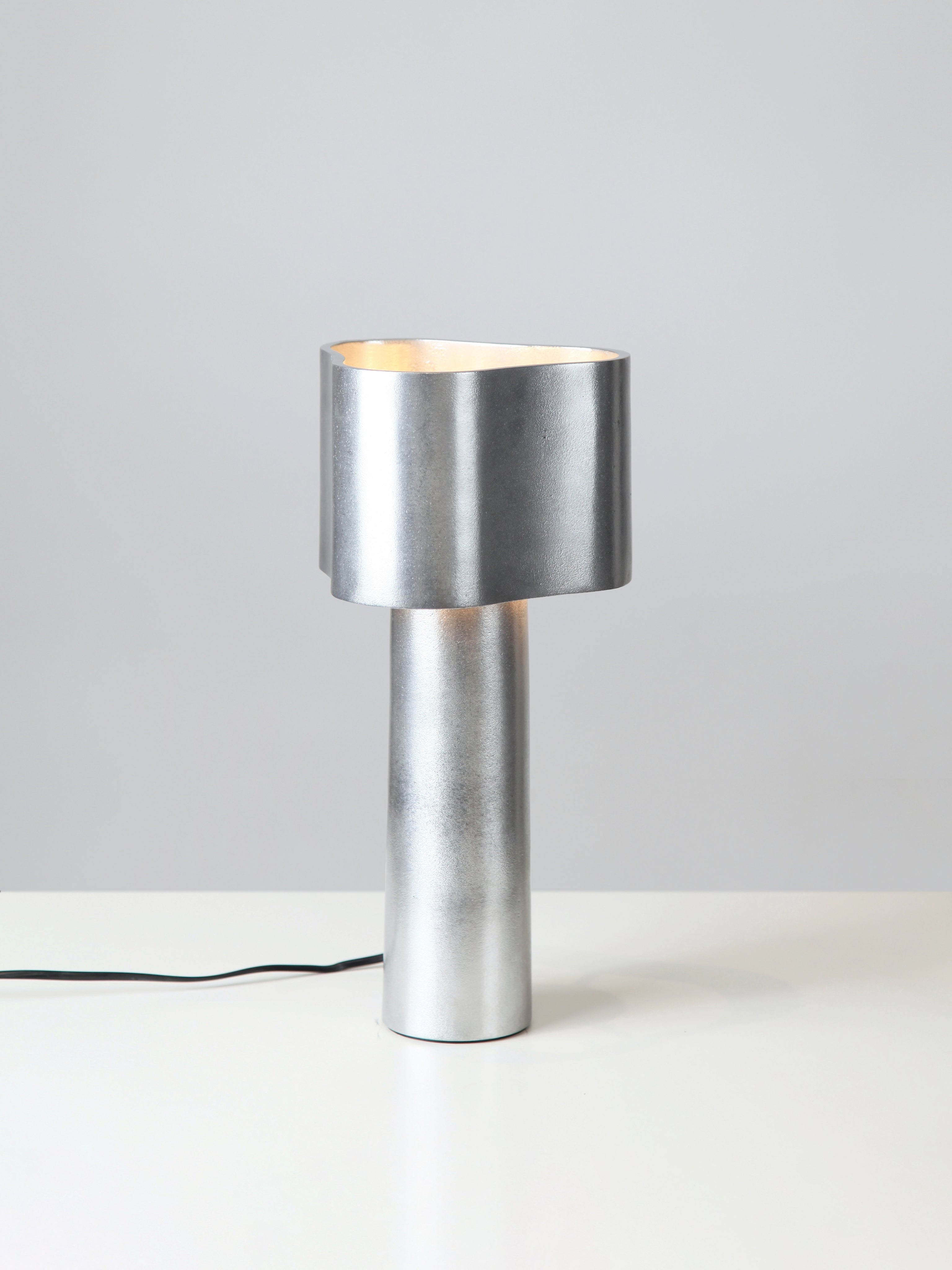 Coy Table Lamp - Aluminium — close-up