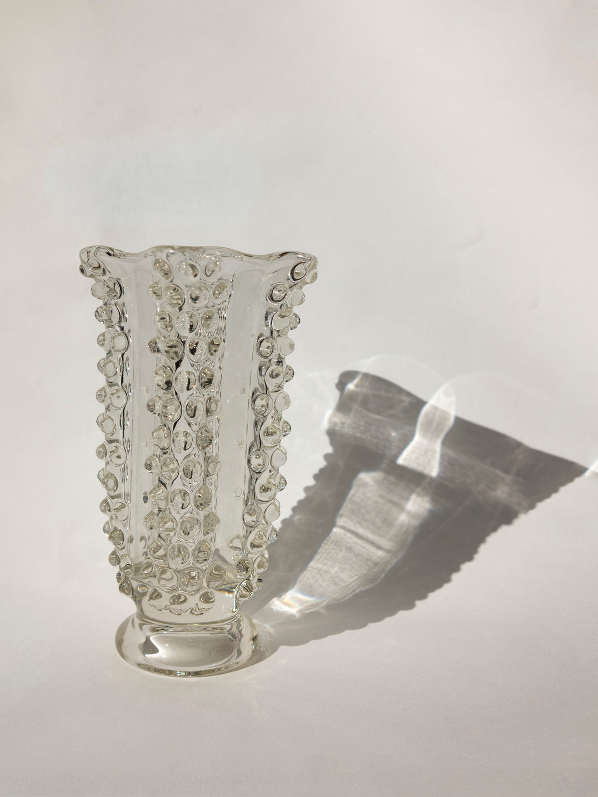 Ercole Barovier “Bugnato” Murano Glass Vase for Barovier & Toso 1960s by Trove Paris | The Oblist