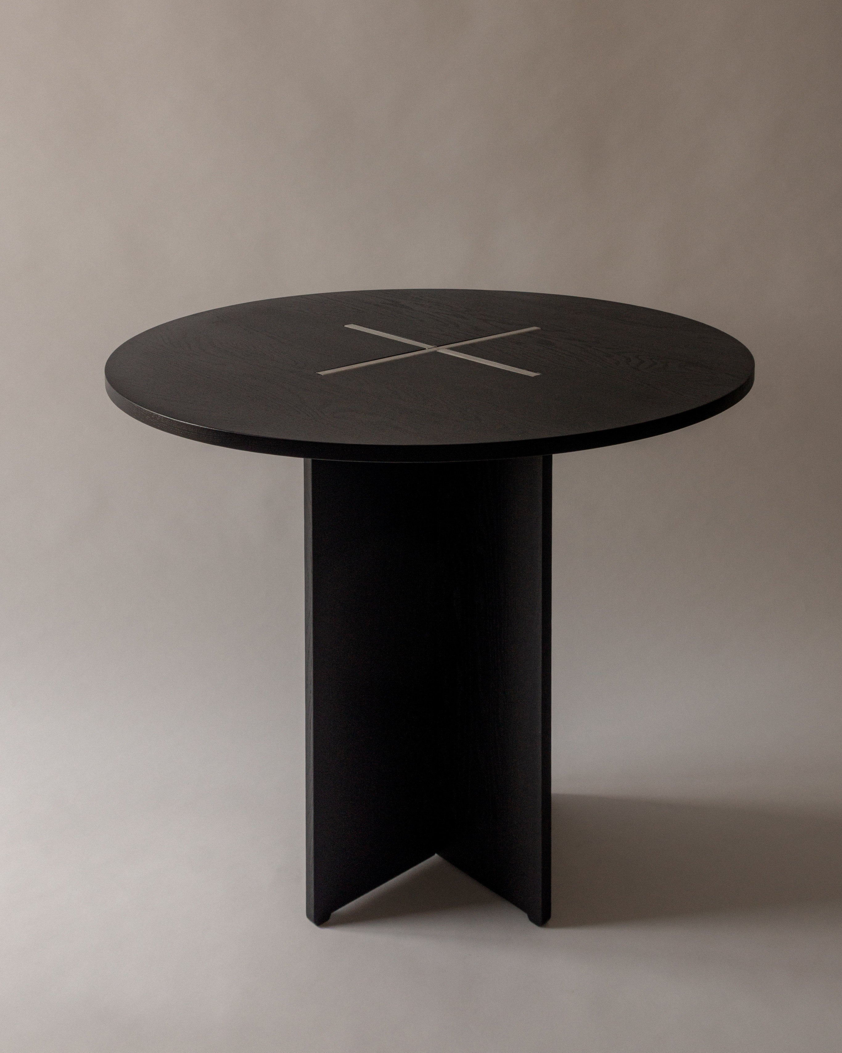 The Axis Table in Wood and Metal by COSEINCORSO | The Oblist