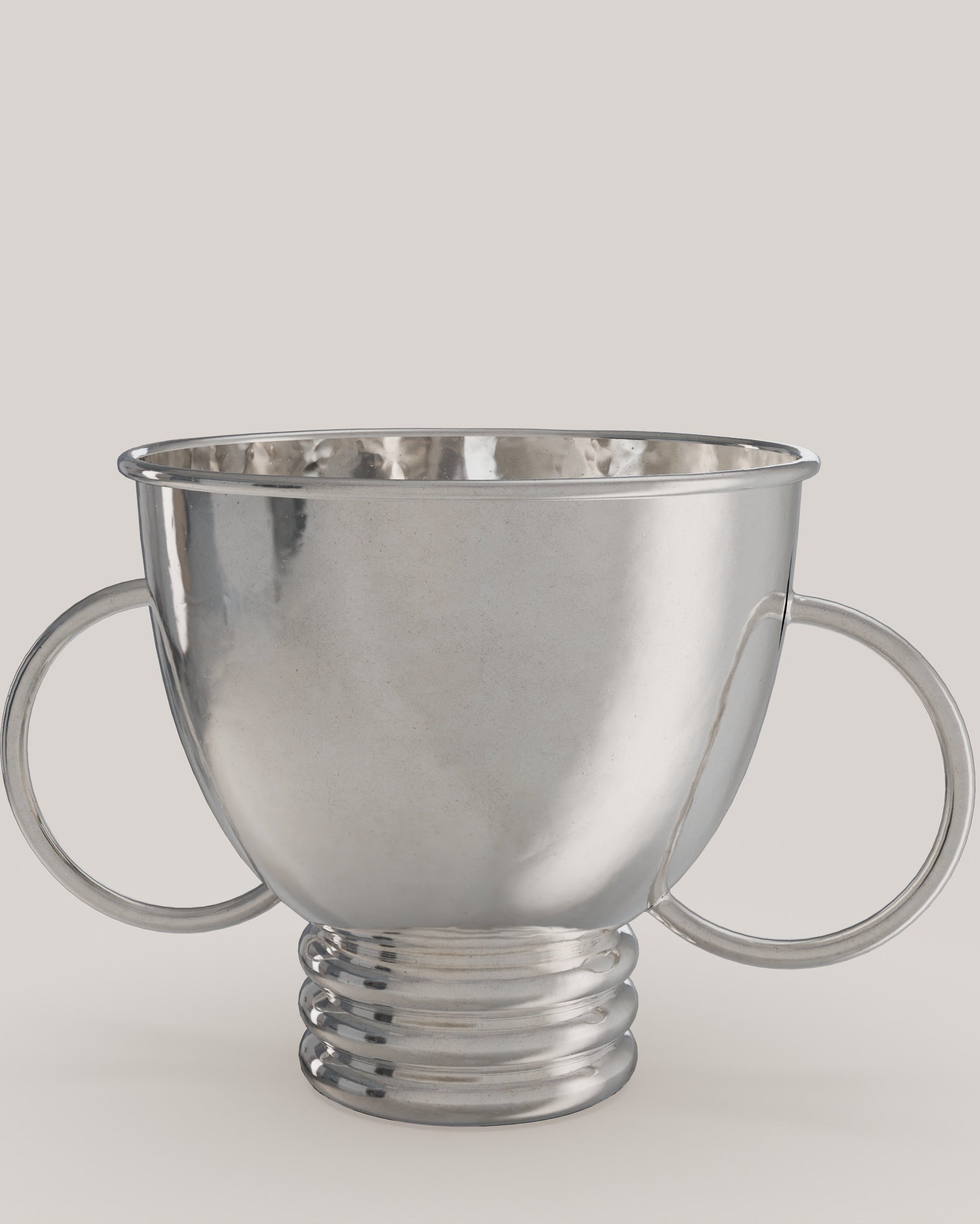 ECHO V2 Wine Bucket for Three Bottle in Pewter by Edizione Limitata by Simone Fanciullacci | The Oblist — handcrafted metal d