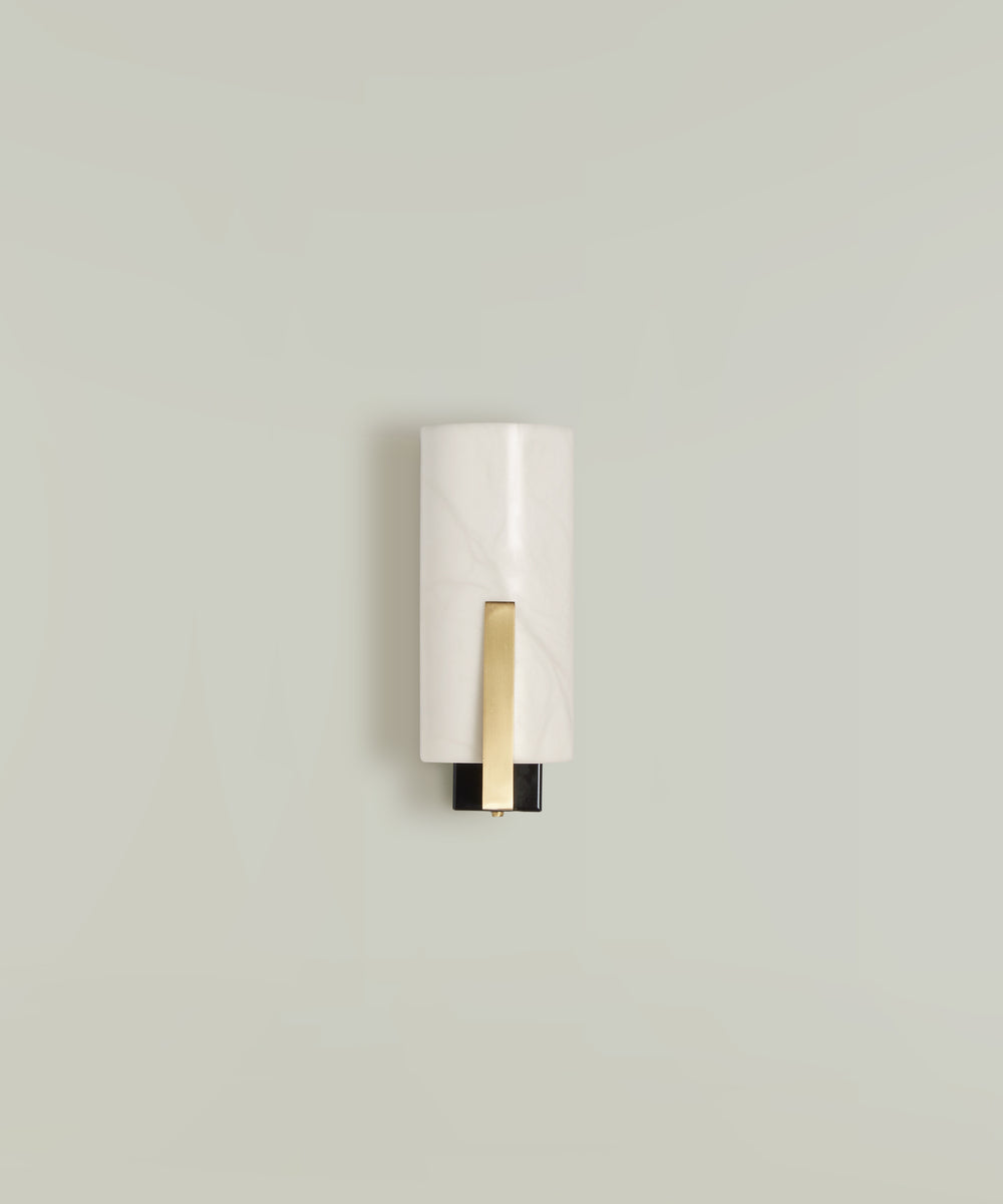ZENO Wall Sconce in alabaster and brass by MATLIGHT Milano | The Oblist