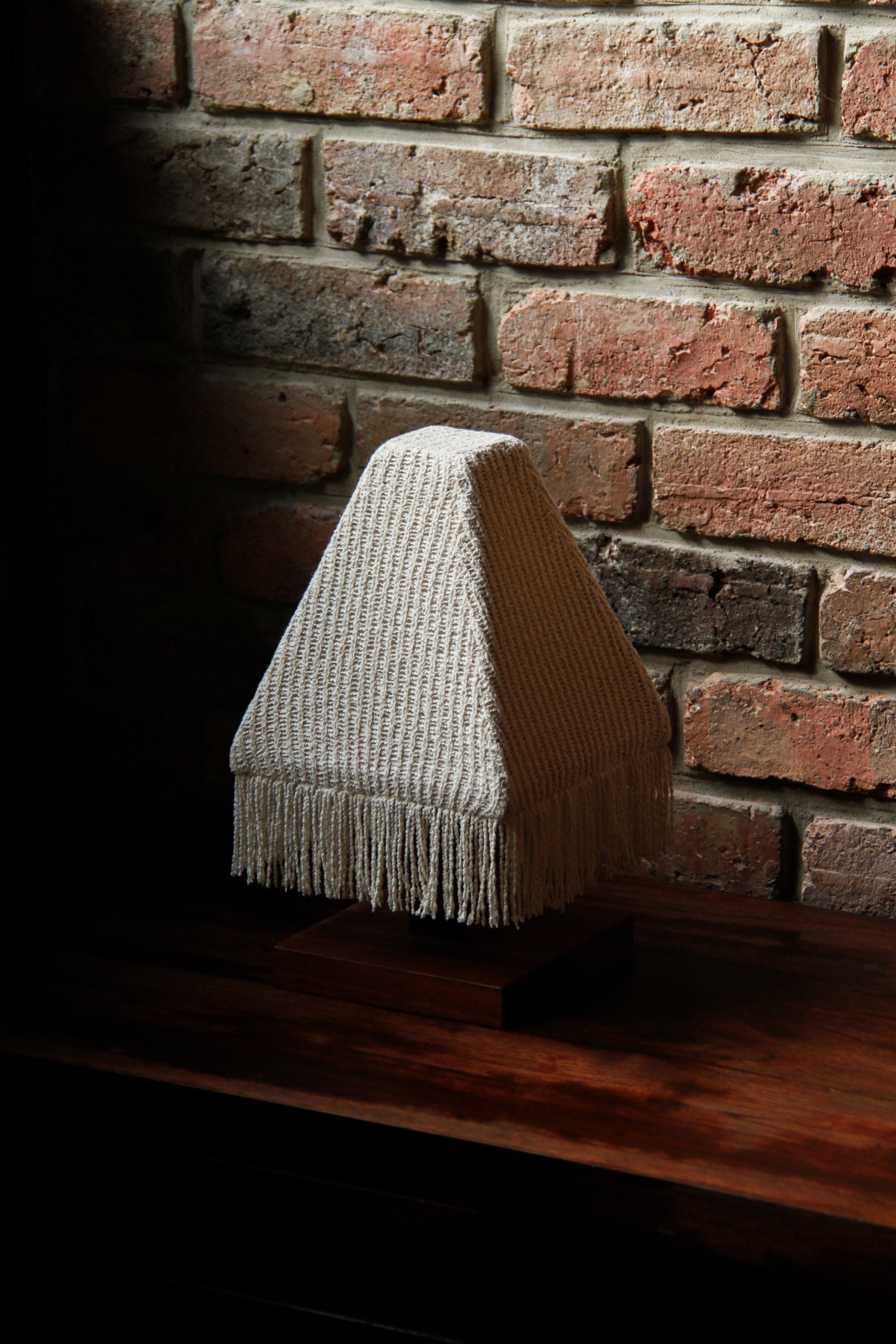 Cubozoa Table Lamp by Curtis Bloxsidge | The Oblist — handcrafted textile shade