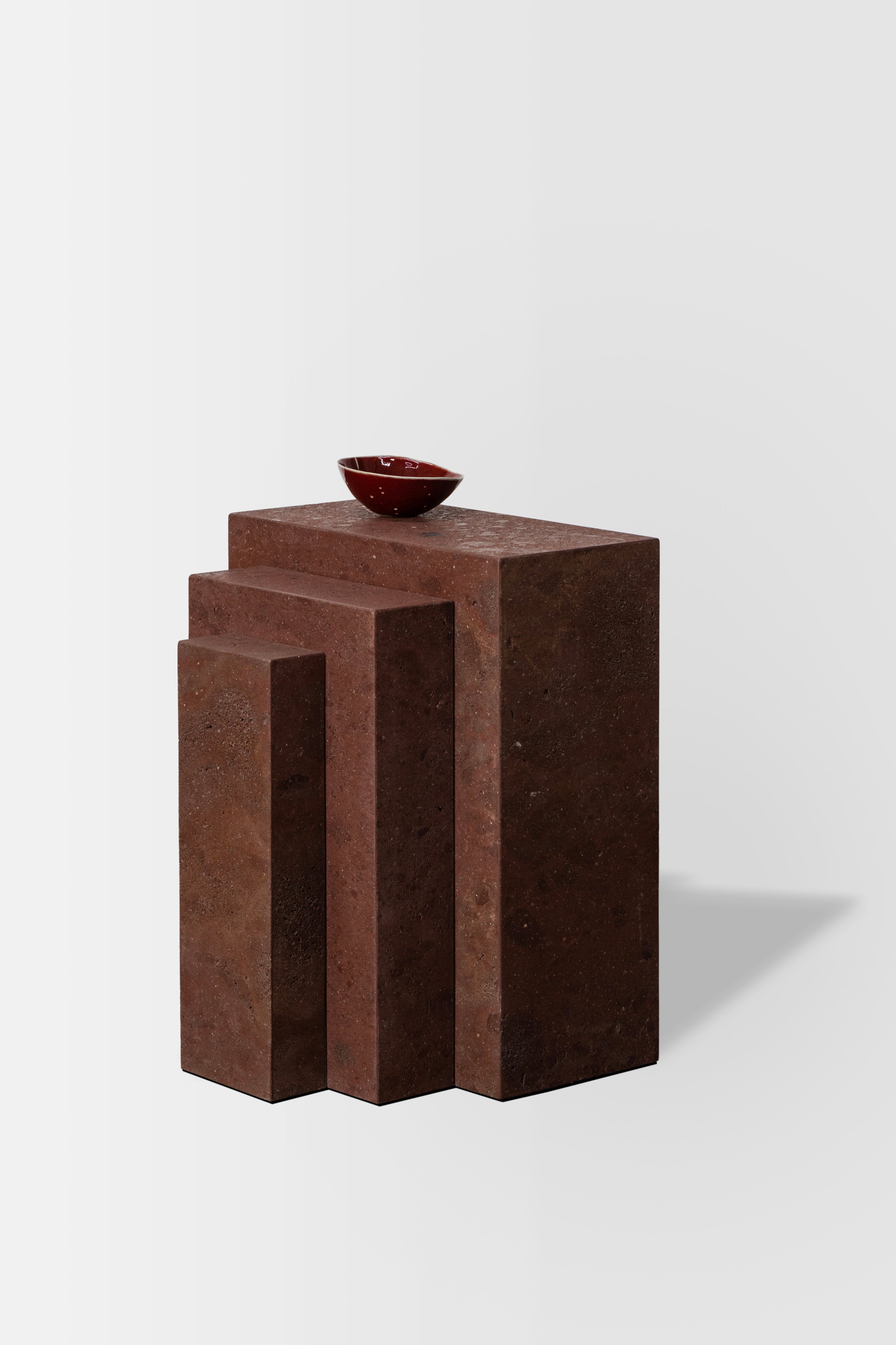 'Coa' Side Table Tezontle by Peca | The Oblist