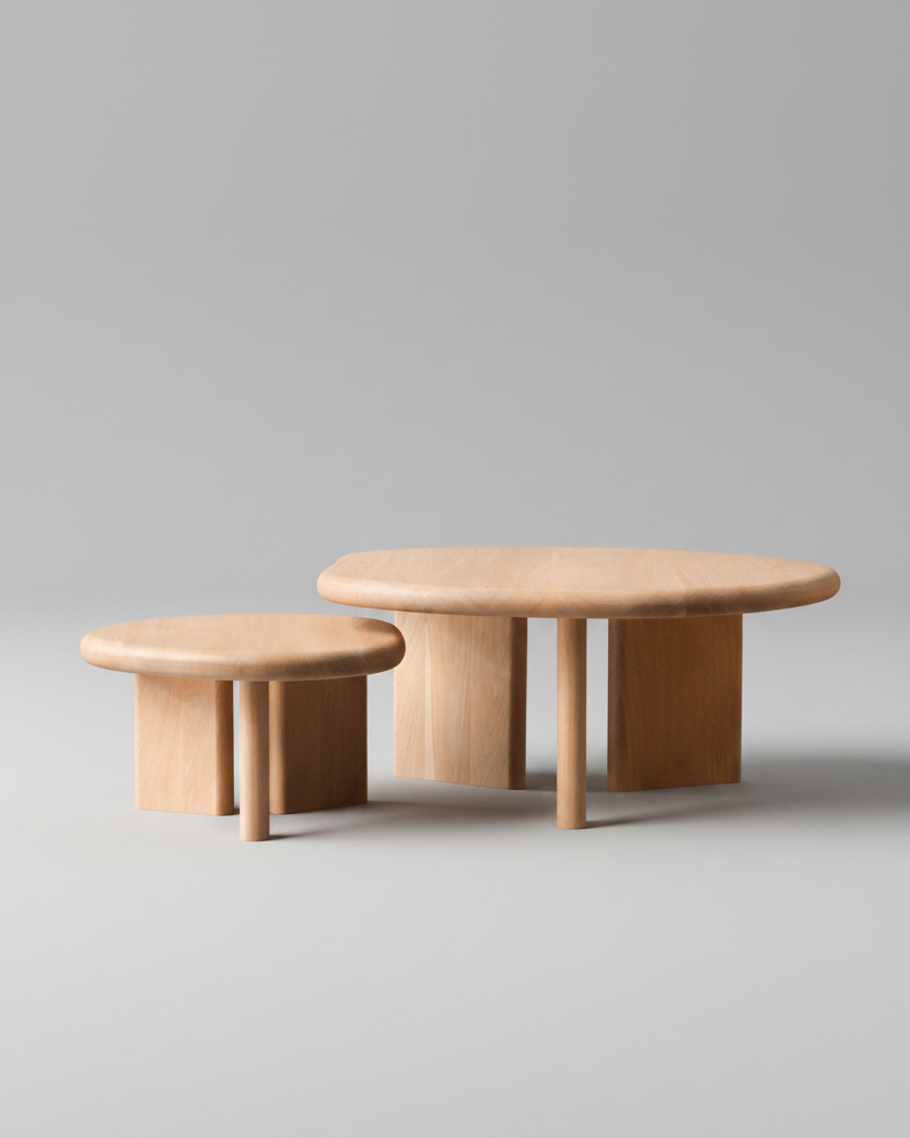 Coffee Table - Ed. Color Natural - Oak — close-up of natural oak texture