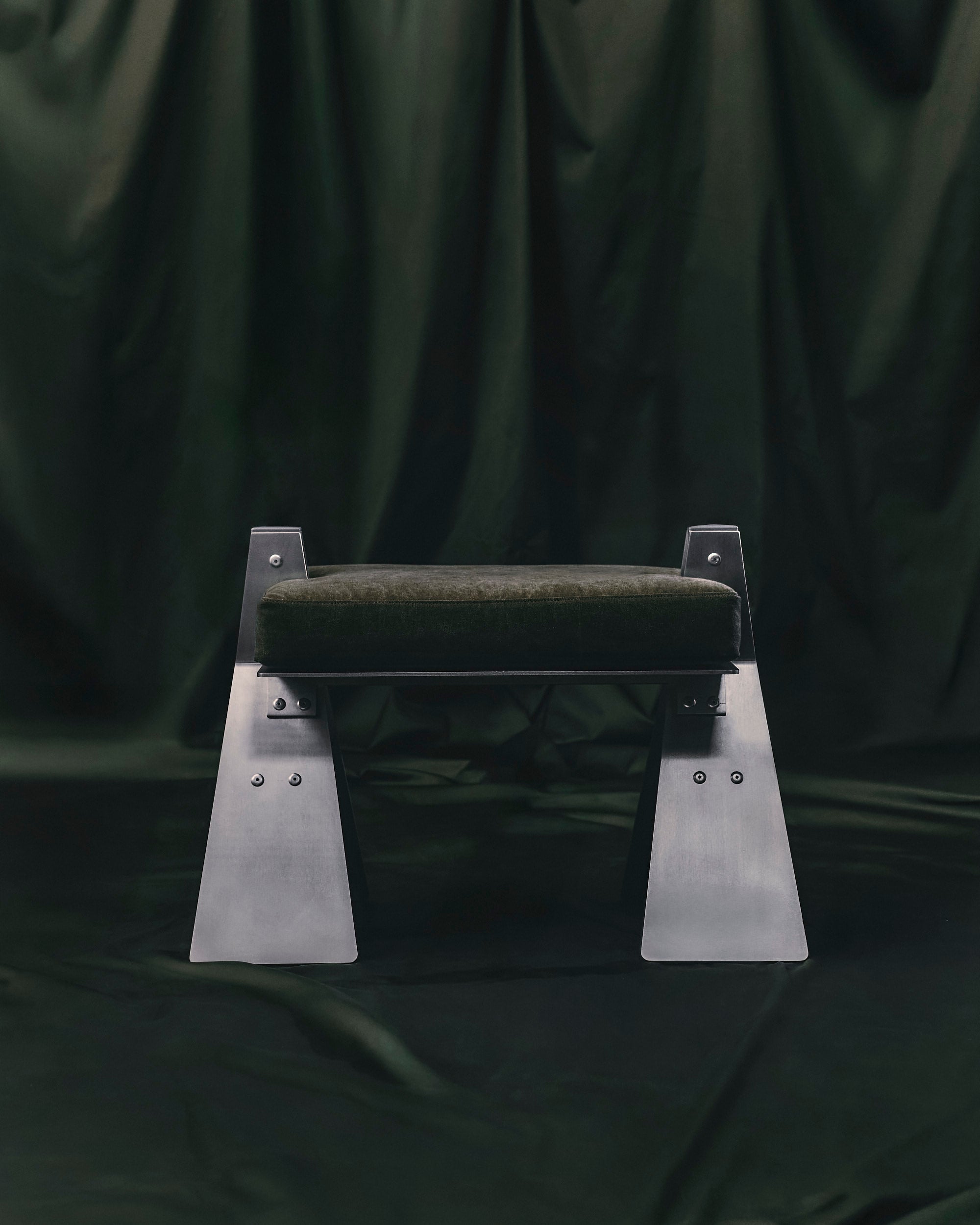 Banquette "CAMEL", military canvas. by Tom Ducarouge | The Oblist