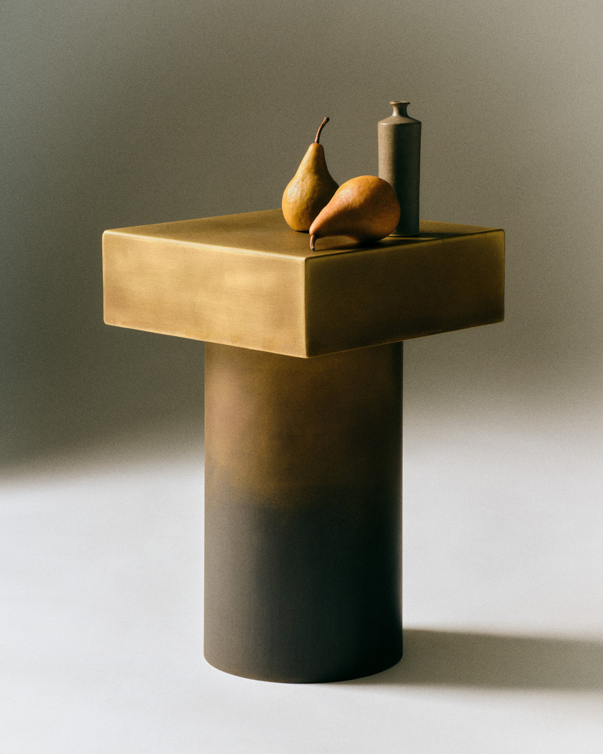 Golden Gradient Side Table by Studio Röder | The Oblist