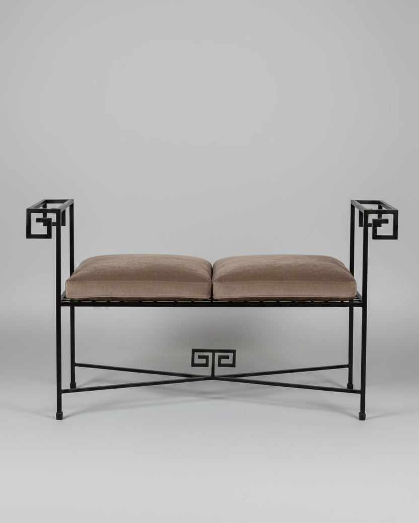 Meander Iron bench, Italy, 1980s by OBJECT AGENCY | The Oblist