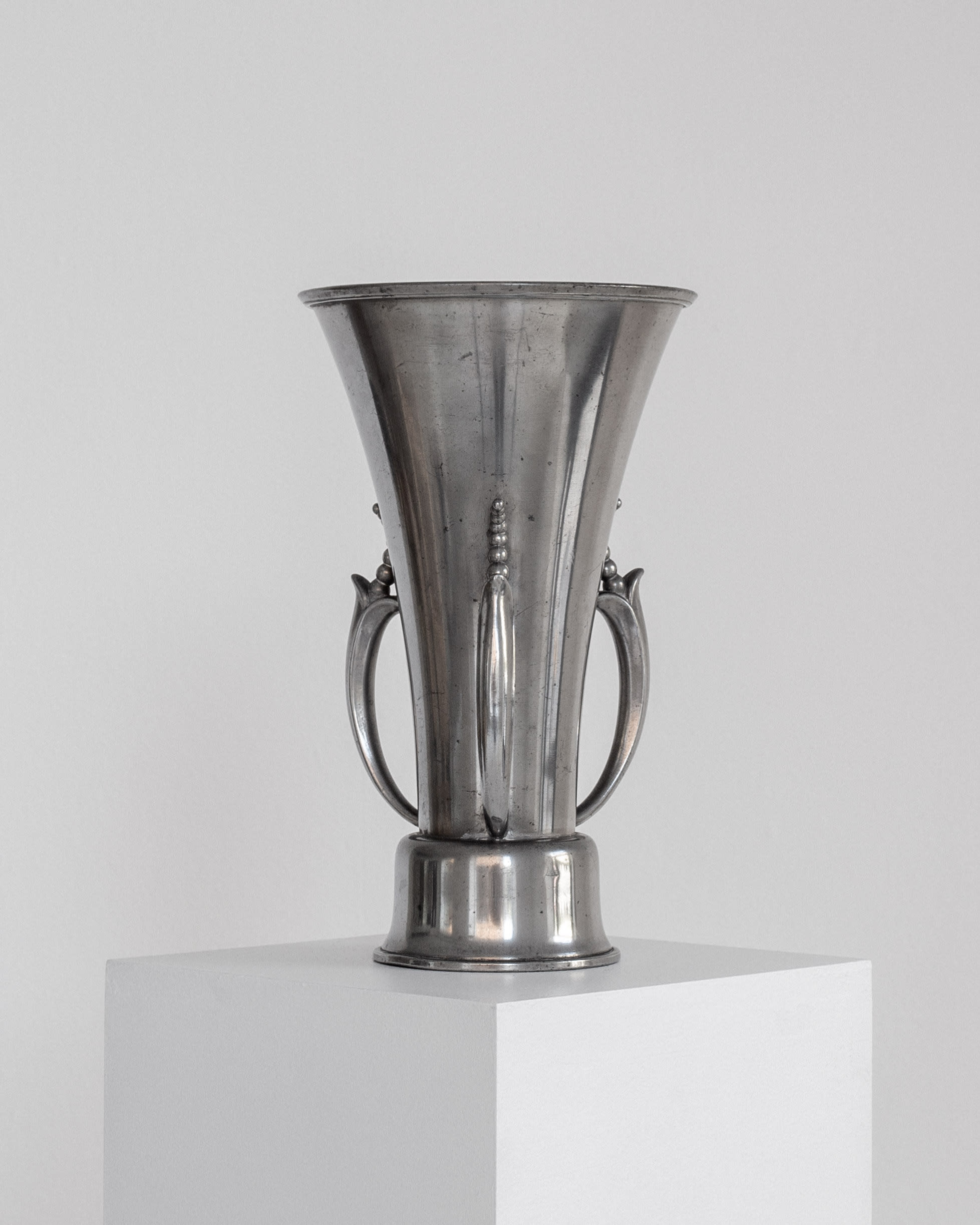 Art Deco Pewter Vase by Ystad Metall