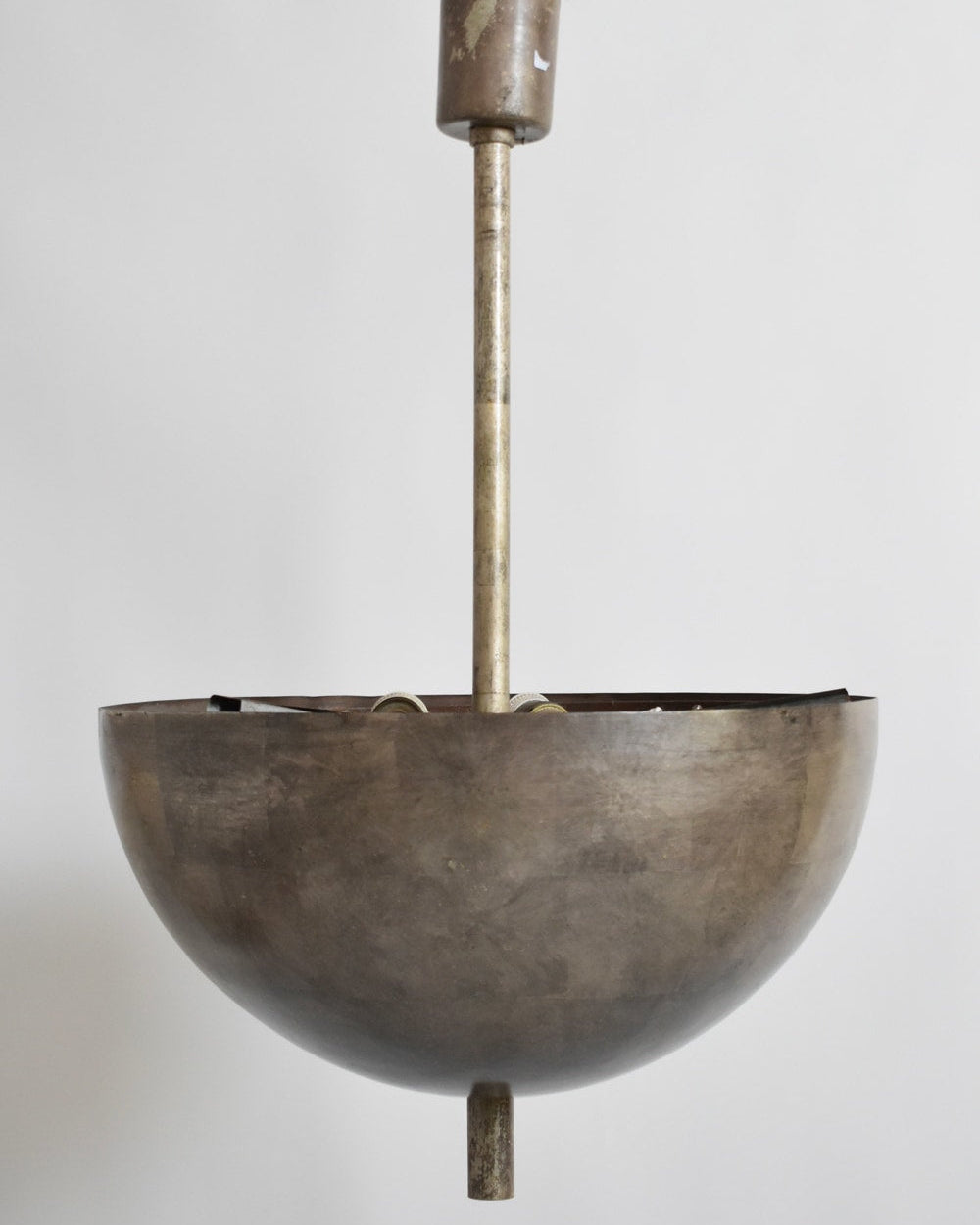 Modernist iron ceiling lamp, 1920s by Barracuda Interiors | The Oblist