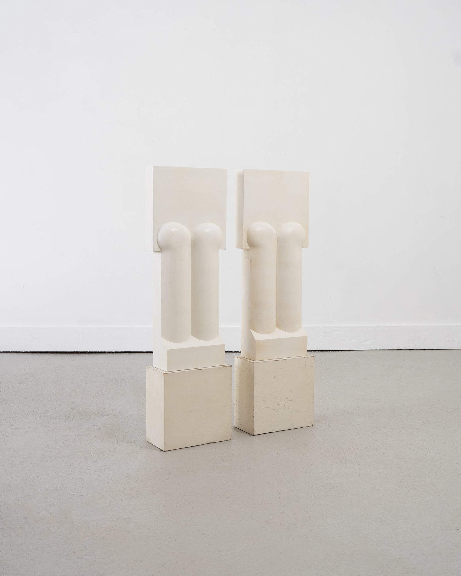 Pair of Abstract Figures by Robert Clatworthy RA (1928 - 2015), 1970 by Tom Bogle | The Oblist