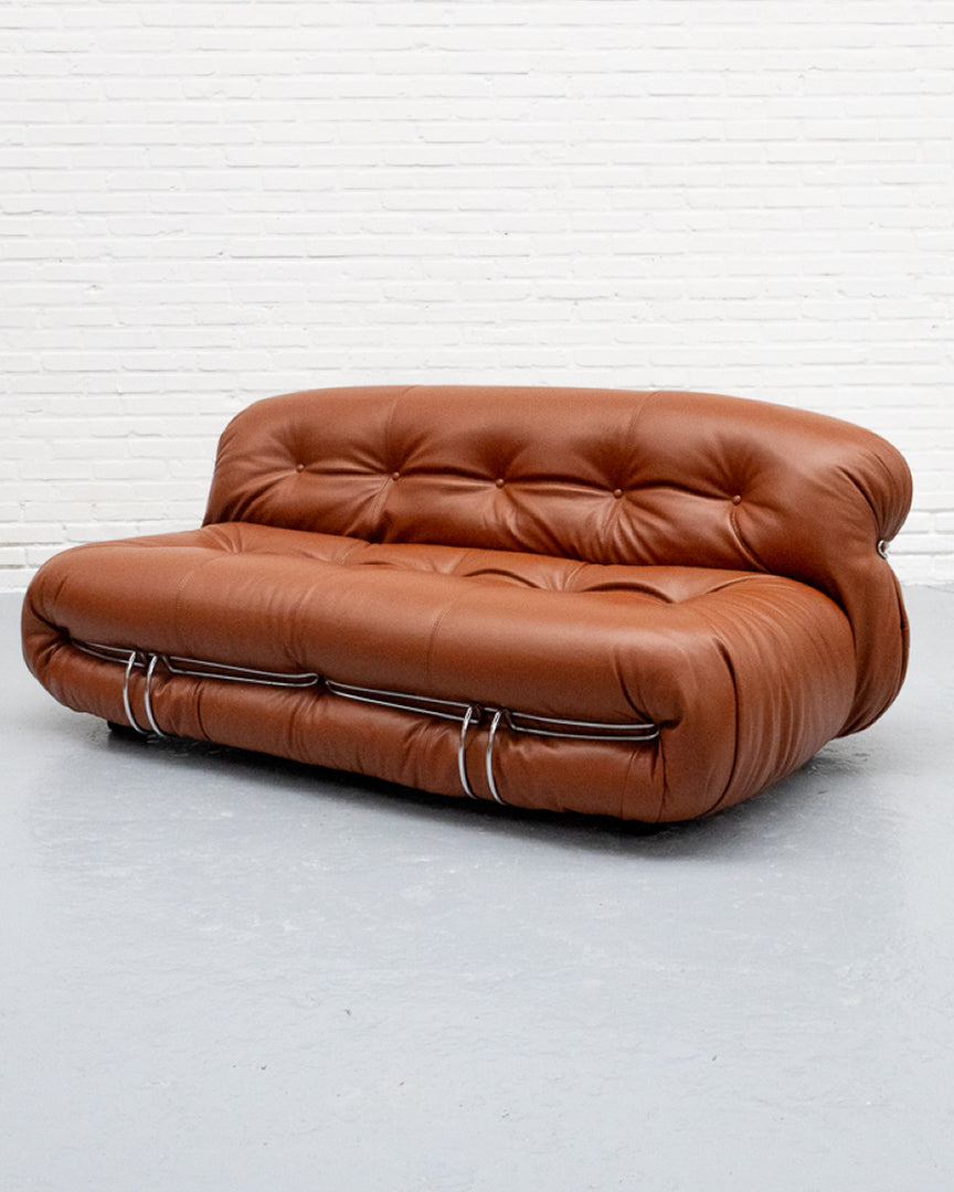 Cassina Soriana Two-seater Sofa by Afra & Tobia Scarpa