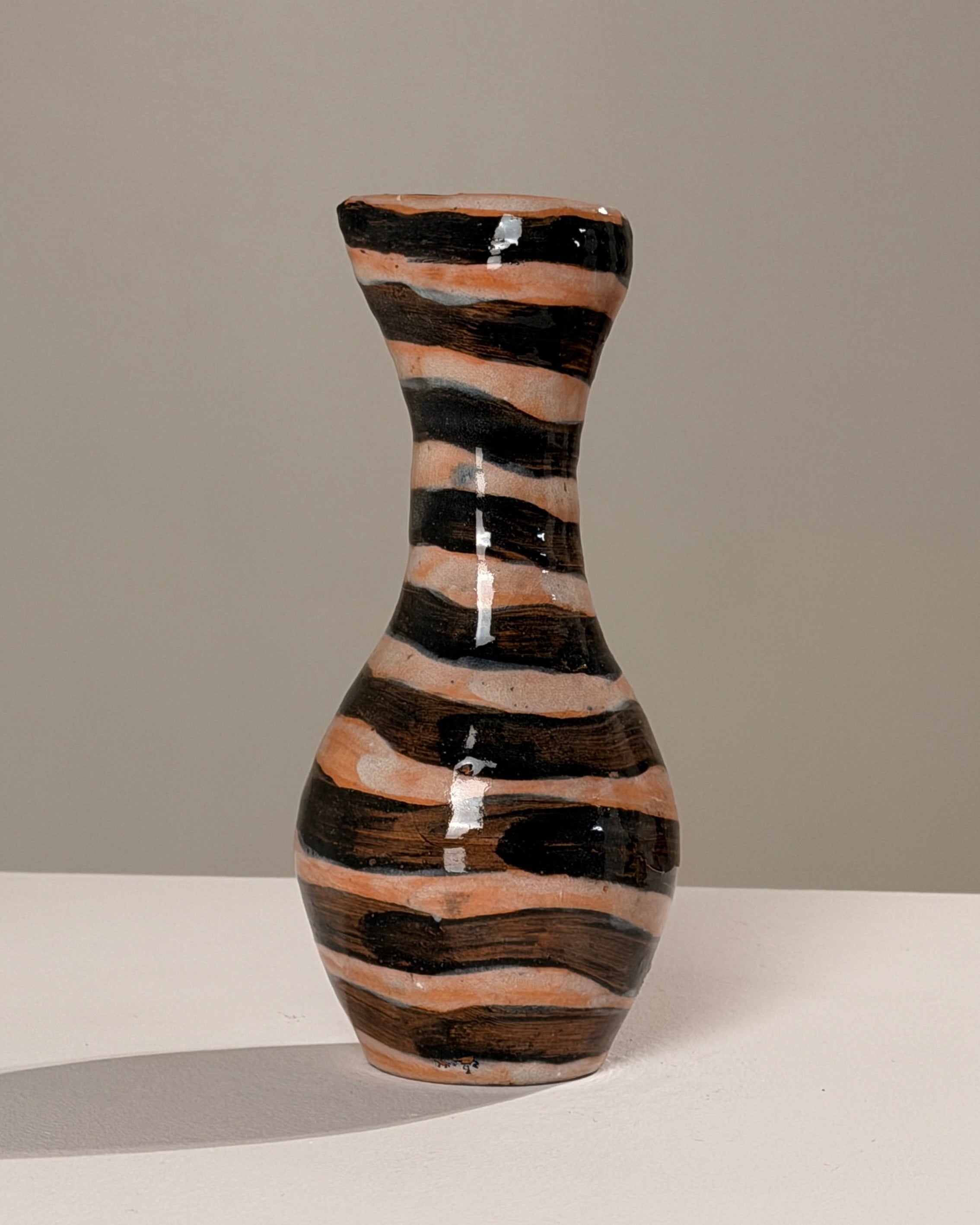Glazed Terracotta Vase, circa 1960