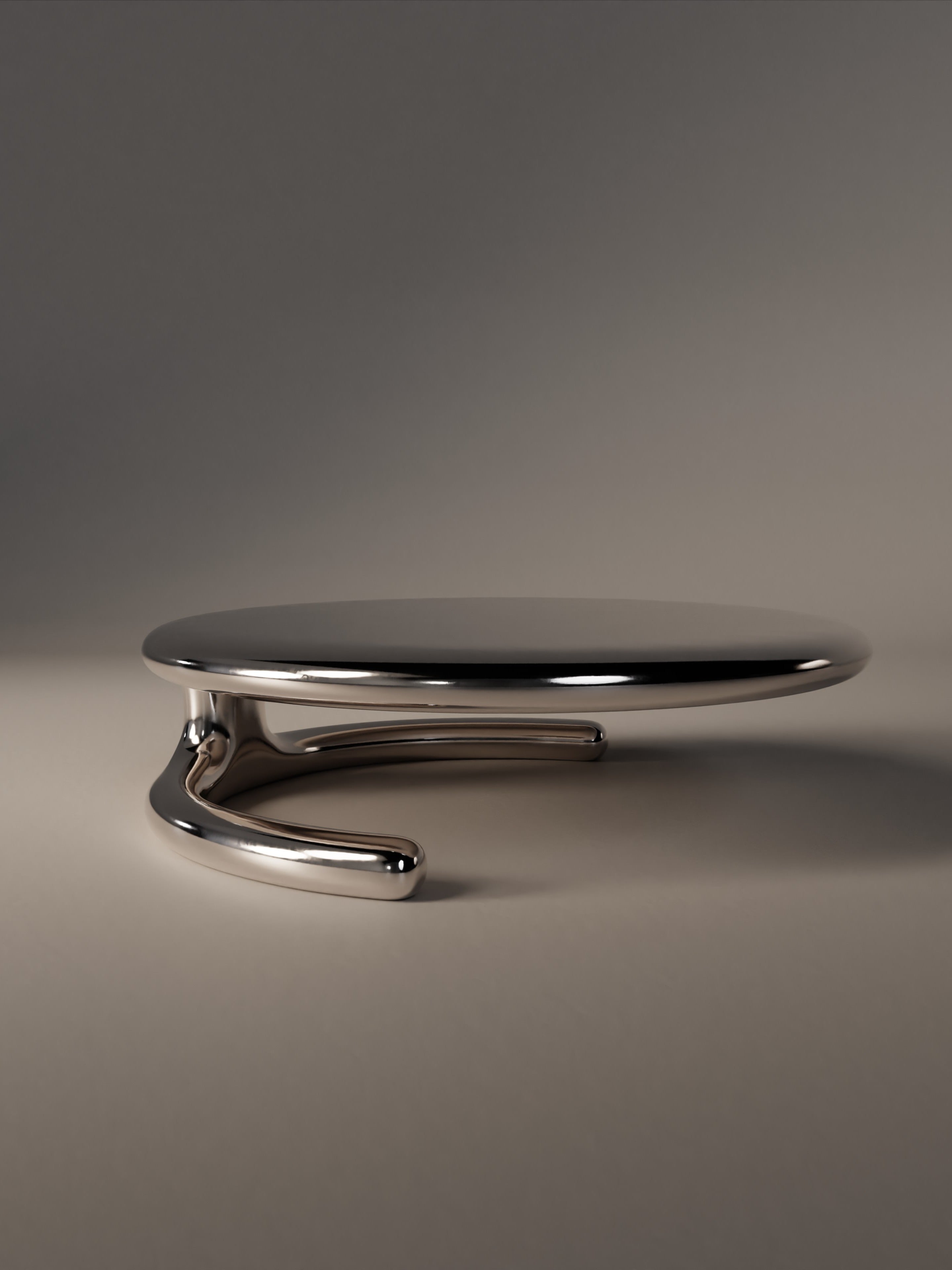 “Somnia” Low Table | Aluminum by Giselle Vanessa Johnson | The Oblist