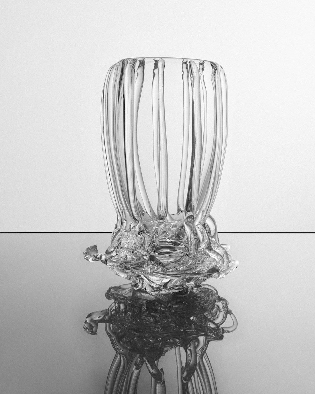 Handblown glass vase no3 by 2222Studio | The Oblist