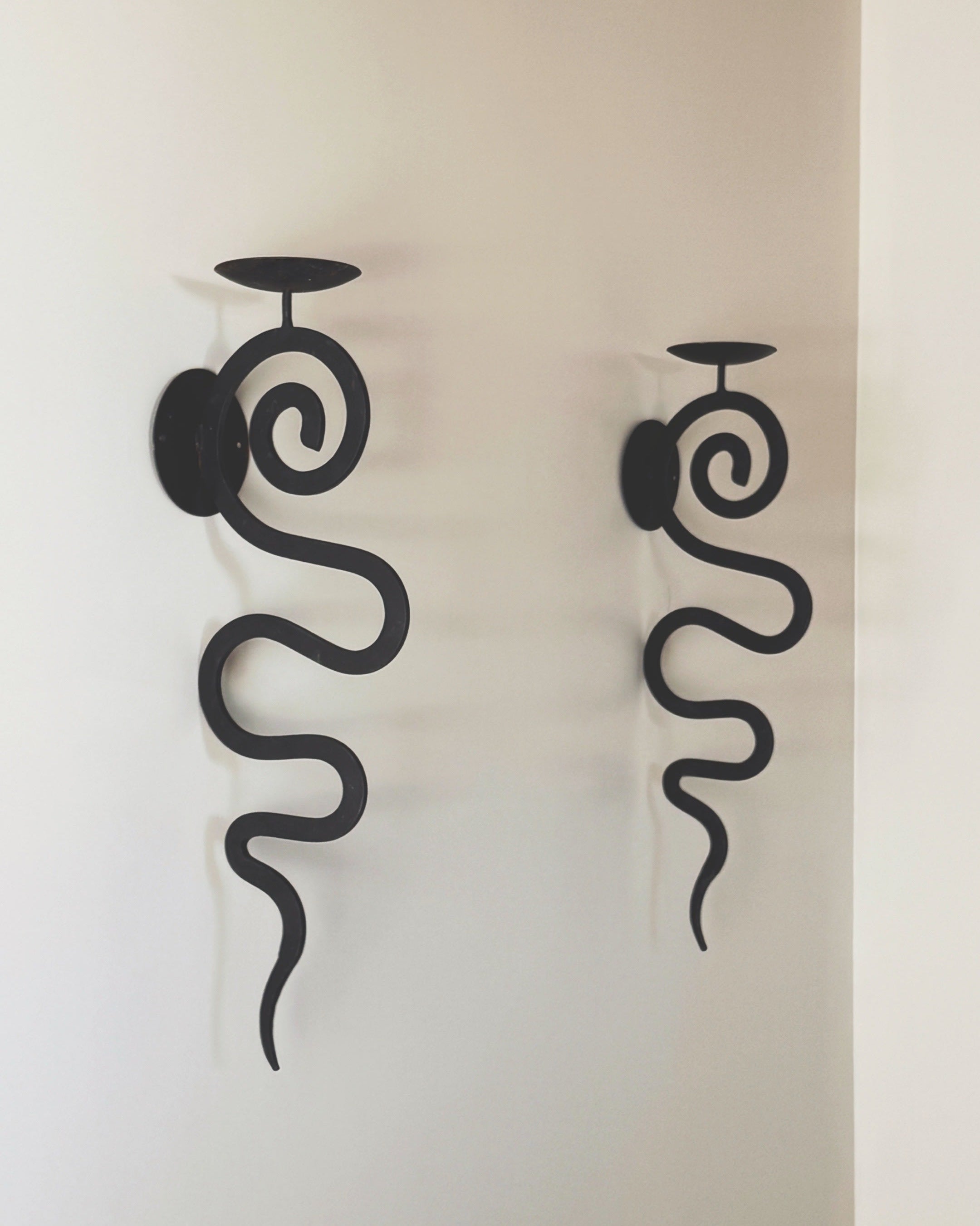 Pair of Large Antique Wall Sconces