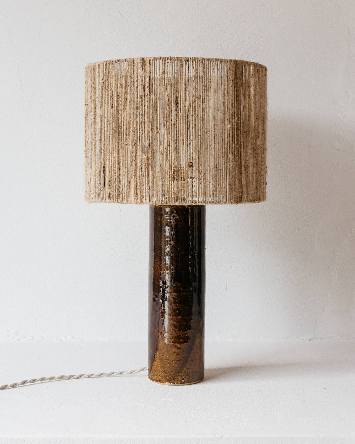 Contemporary Table Lamps in Ceramic "Terre" by Grès Éditions | The Oblist