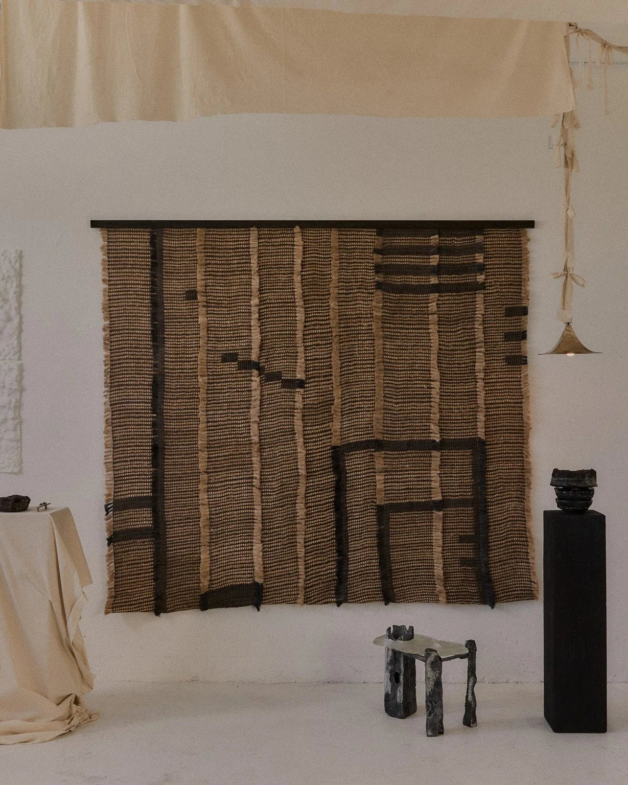 Wander - Handwoven Natural Textile Wall Hanging by Sundance Studio | The Oblist
