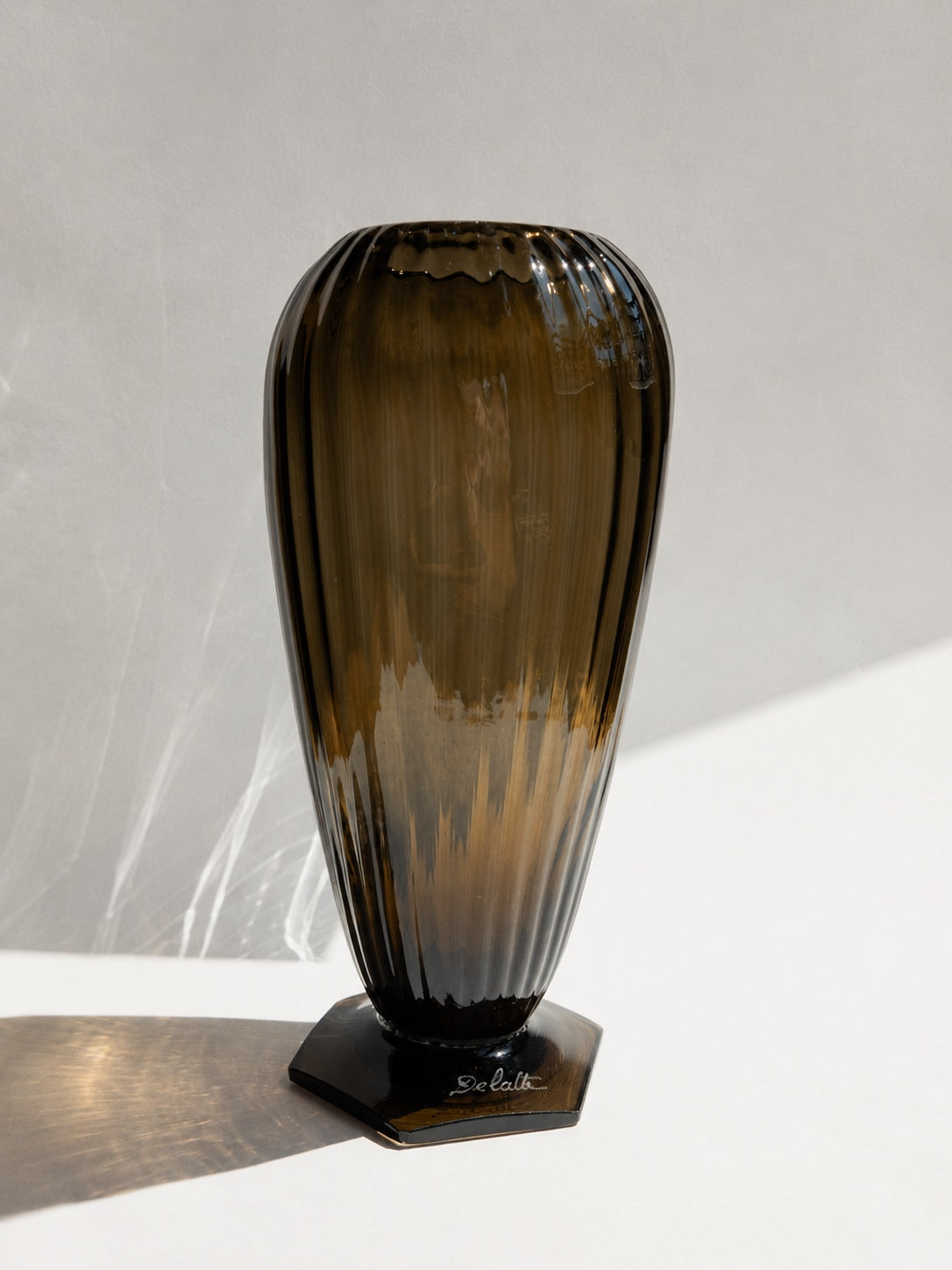 Monumental French Art Deco “Torsade” Vase by André Delatte, 1920s by Trove Paris | The Oblist