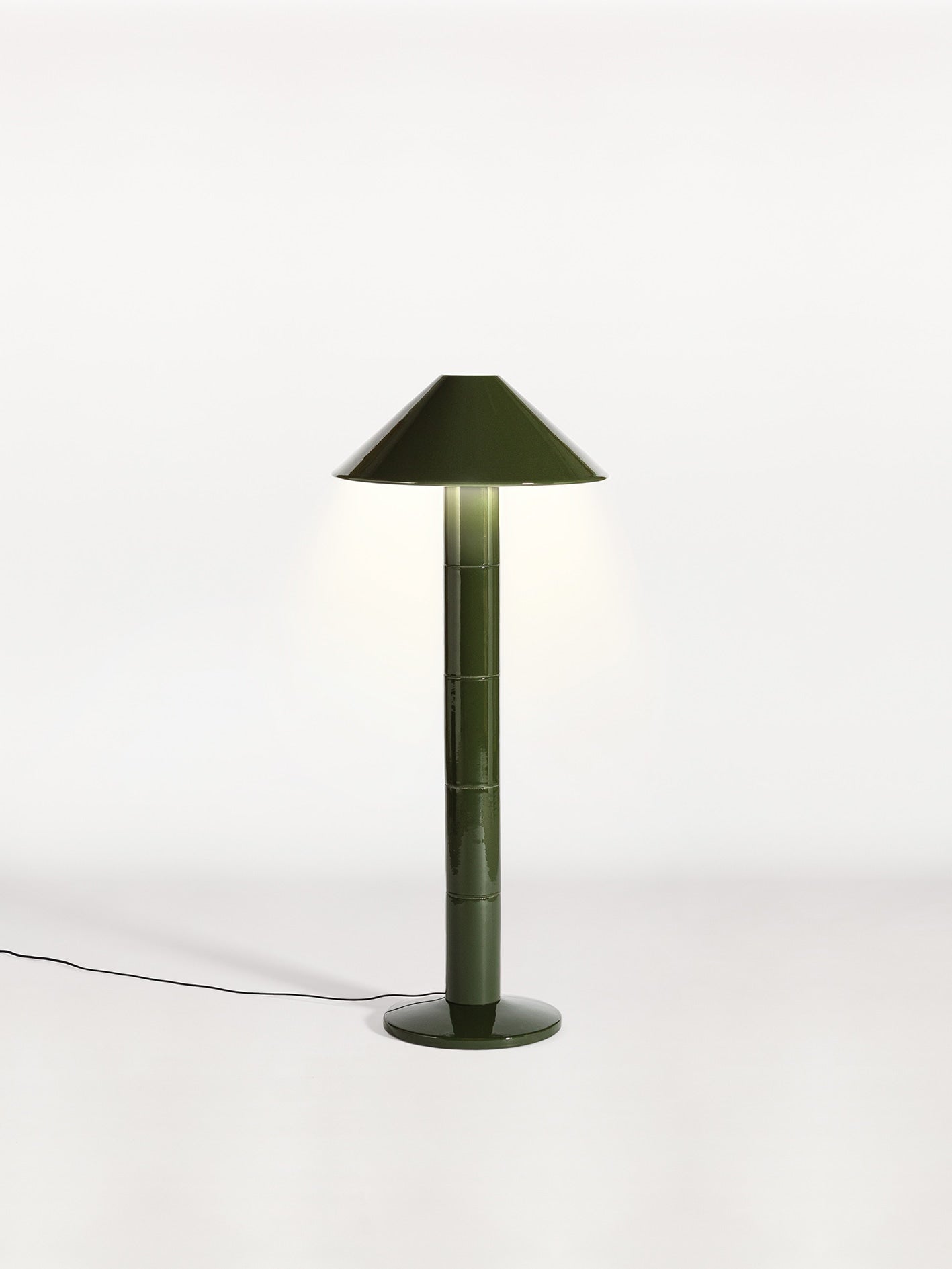 ARCY Floor Lamp in Lava Stone — detail view