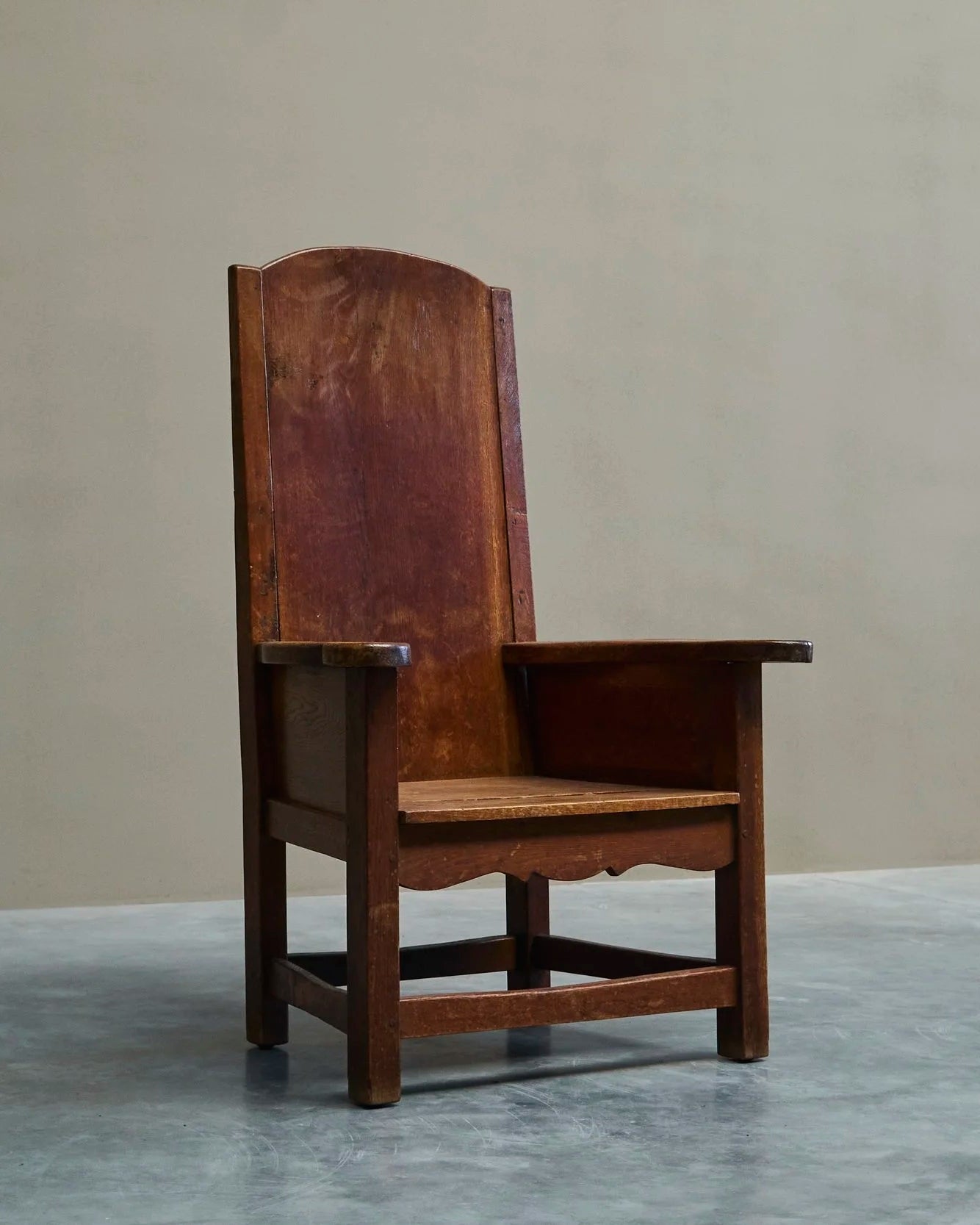 Wonderful Antique Armchair in Solid Oak Europe 19th Century by ORNAMENTUM | The Oblist