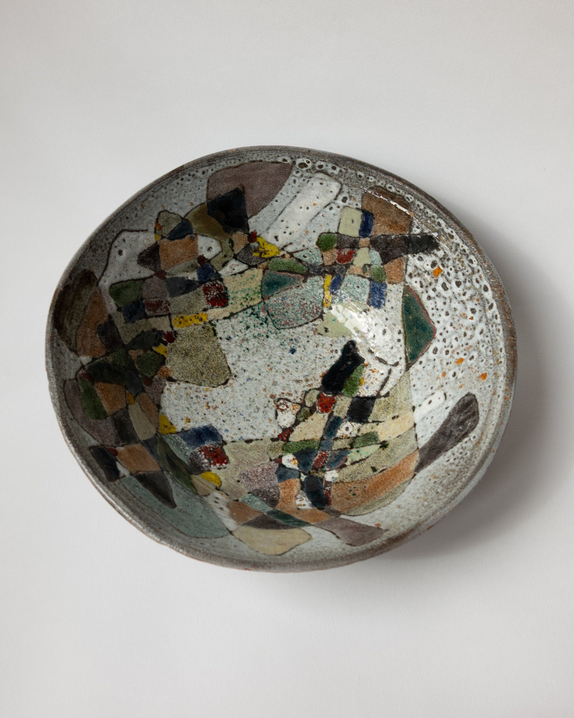 Paul Quéré French Abstract Ceramic Bowl | La Po(é)terie — detail view
