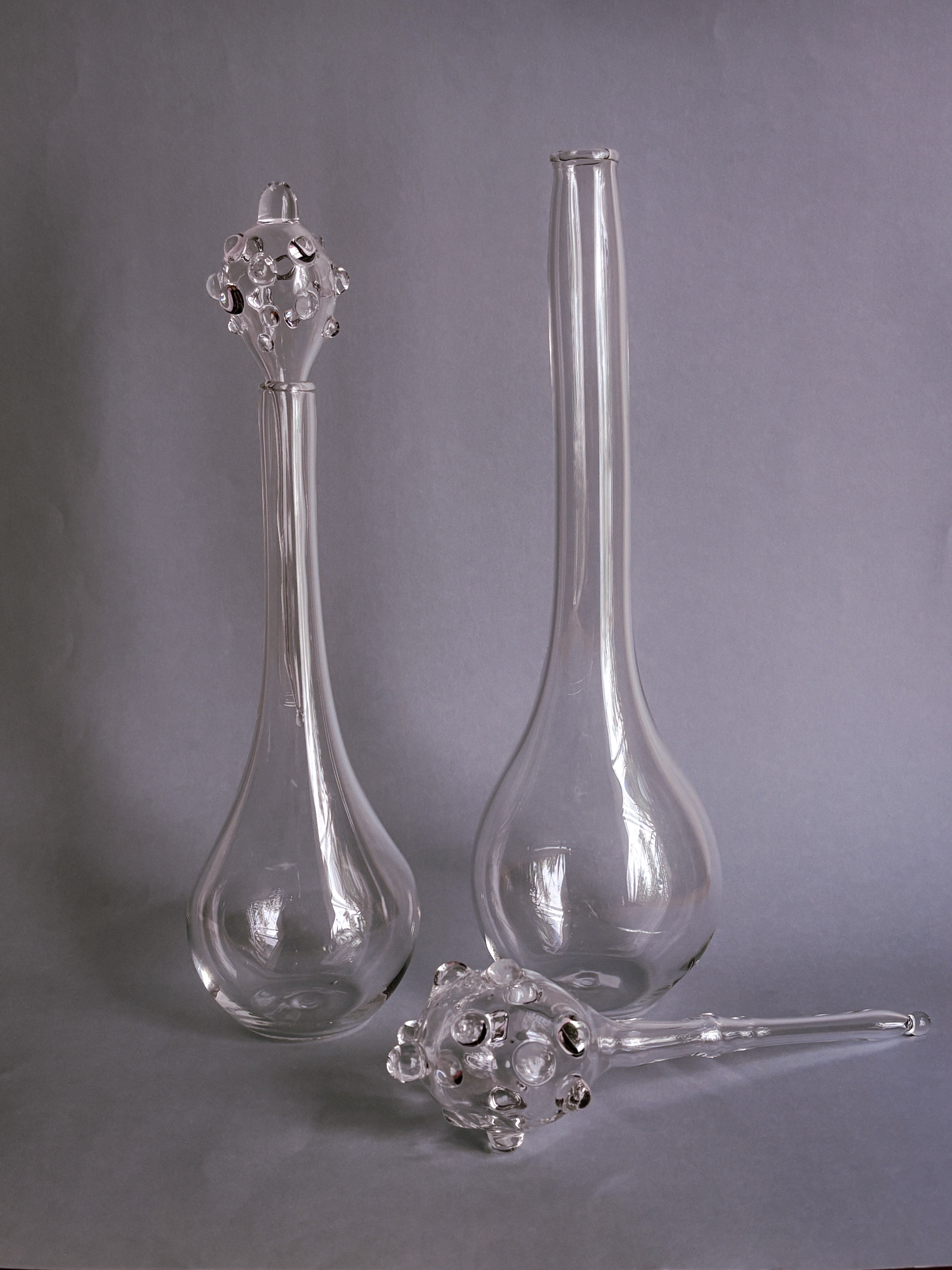 Fragance_ Pair of Decorative Sculptures by Pia Glassworks | The Oblist